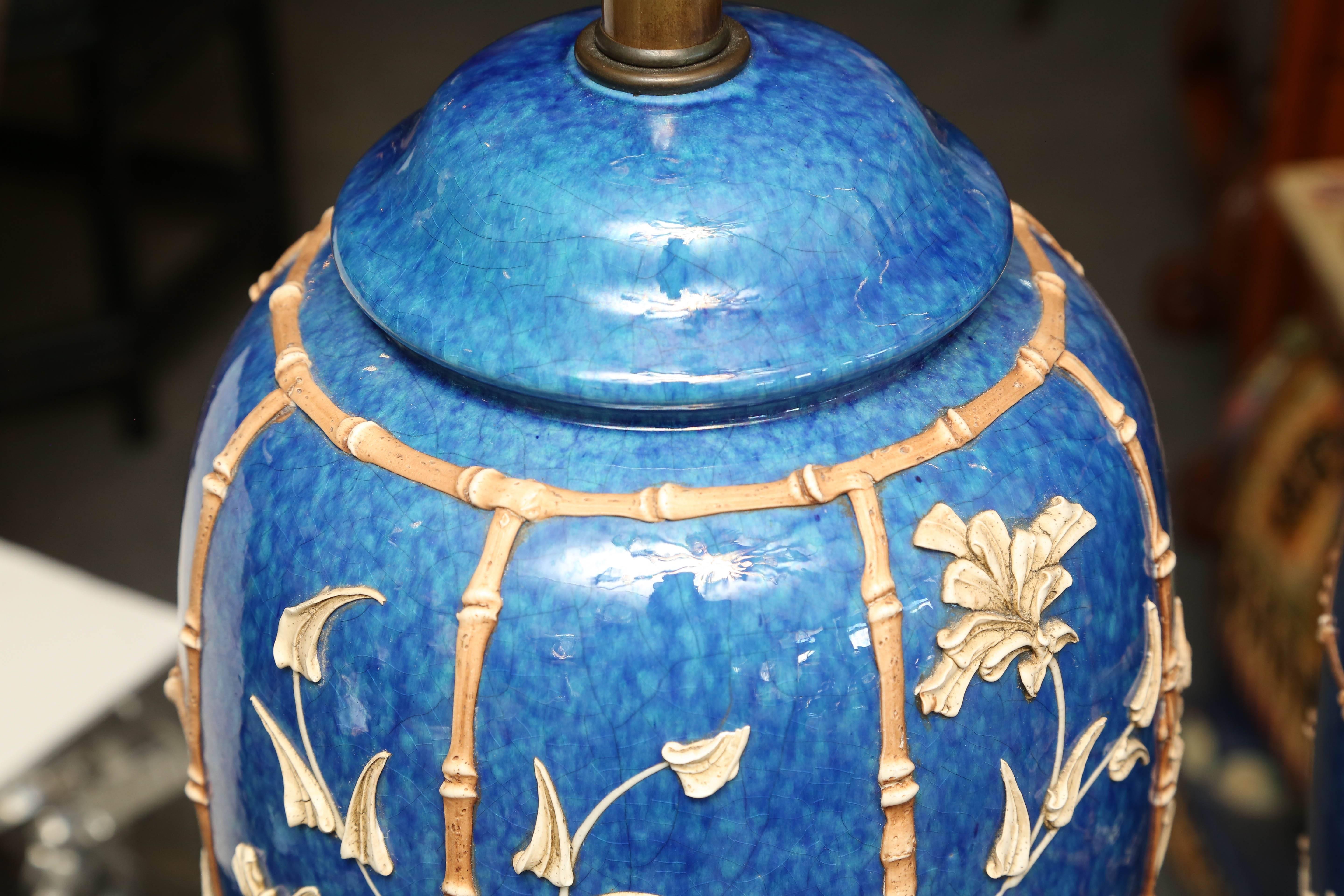 20th Century Superb Pair of Chinese Lamps with 