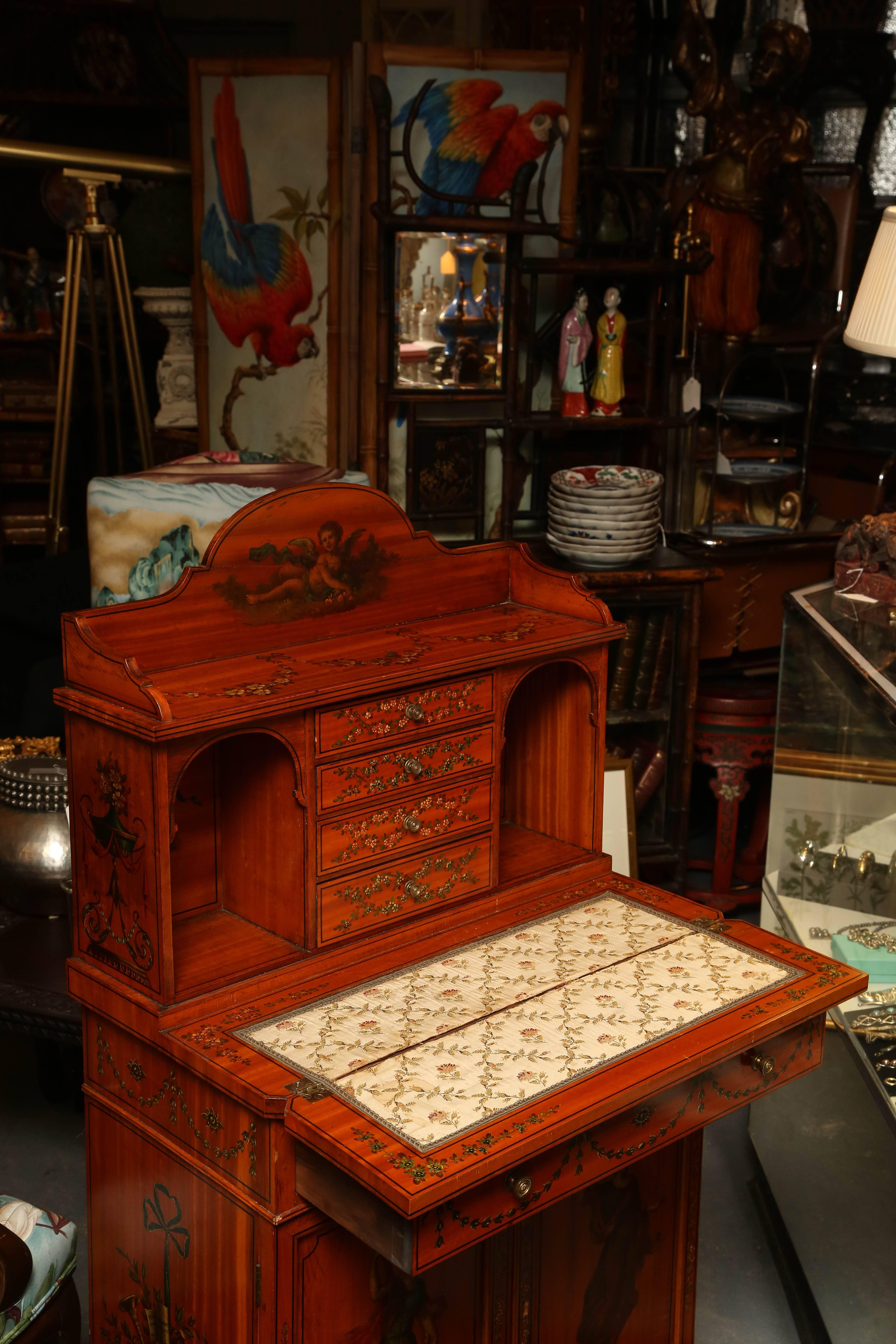 Fine 19th Century Adam Style Lady's Desk 2