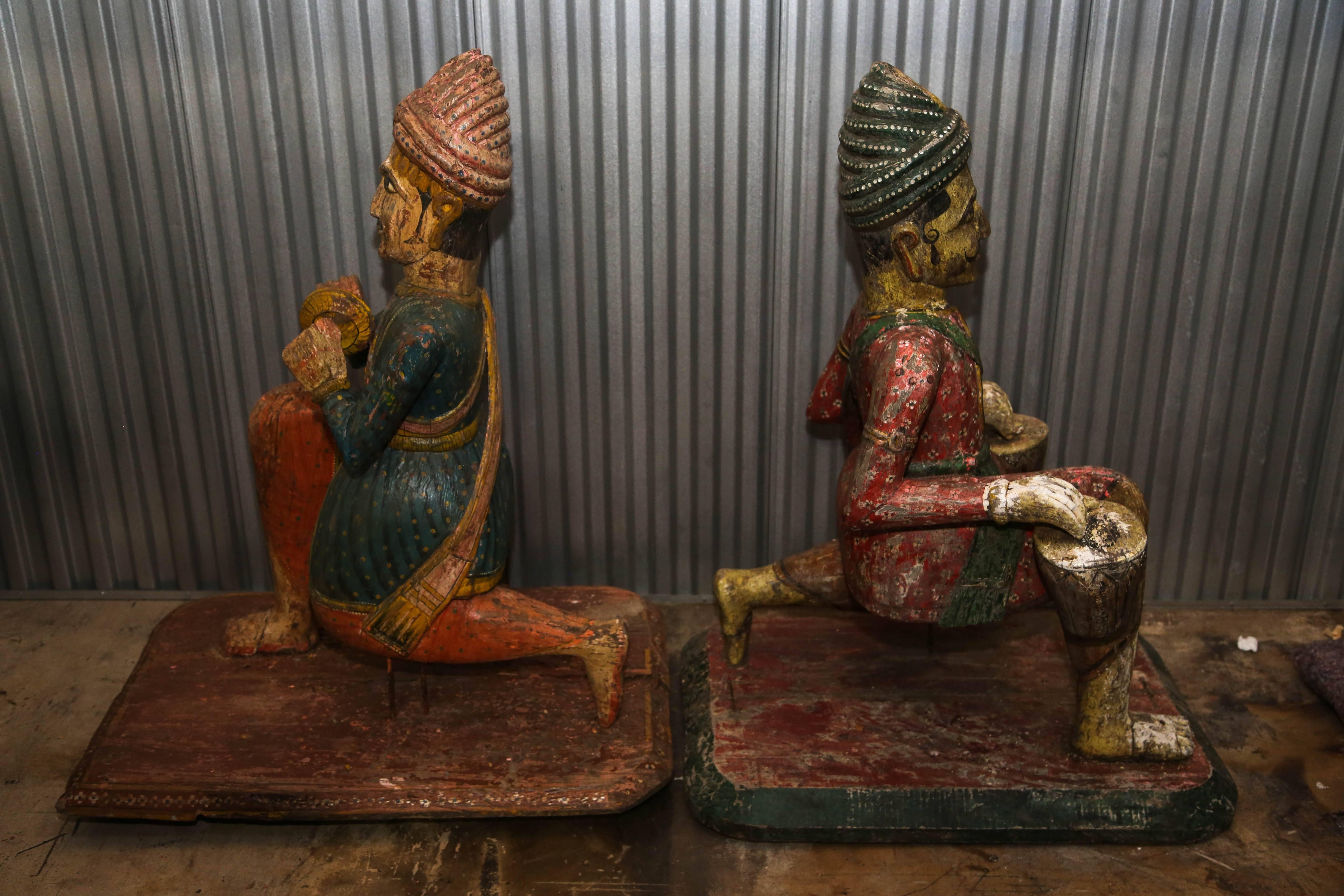 Pair of Rare Life-Size Anglo-Indian Figures 3