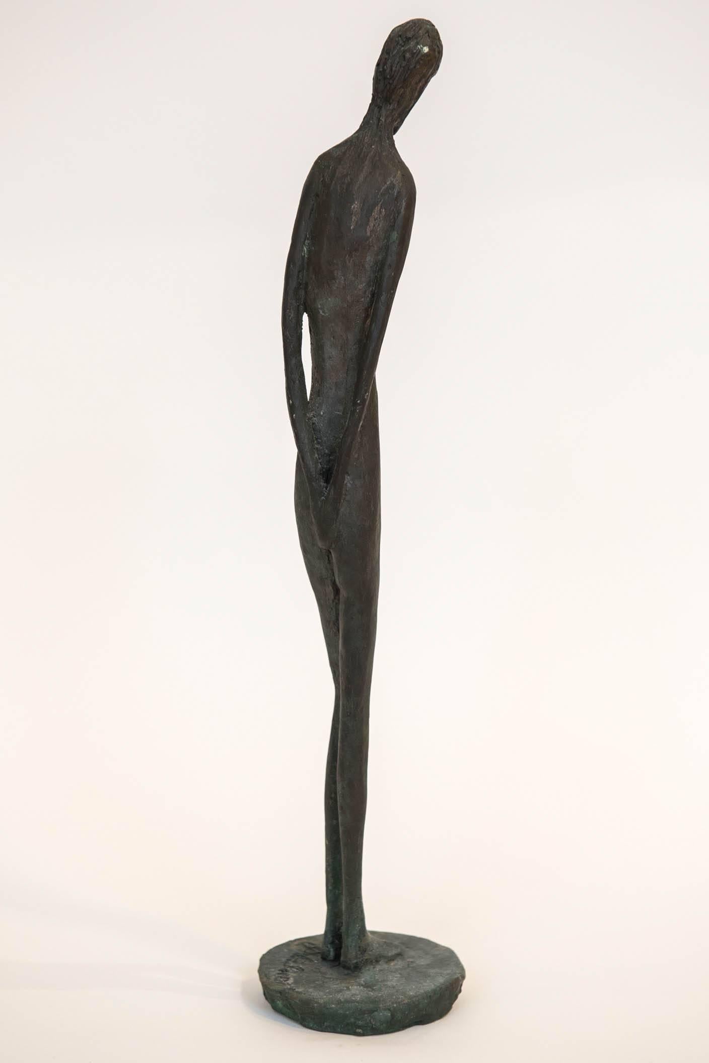 Bronze Figure of a Woman by Canadian Sculptor Jack Culiner 1