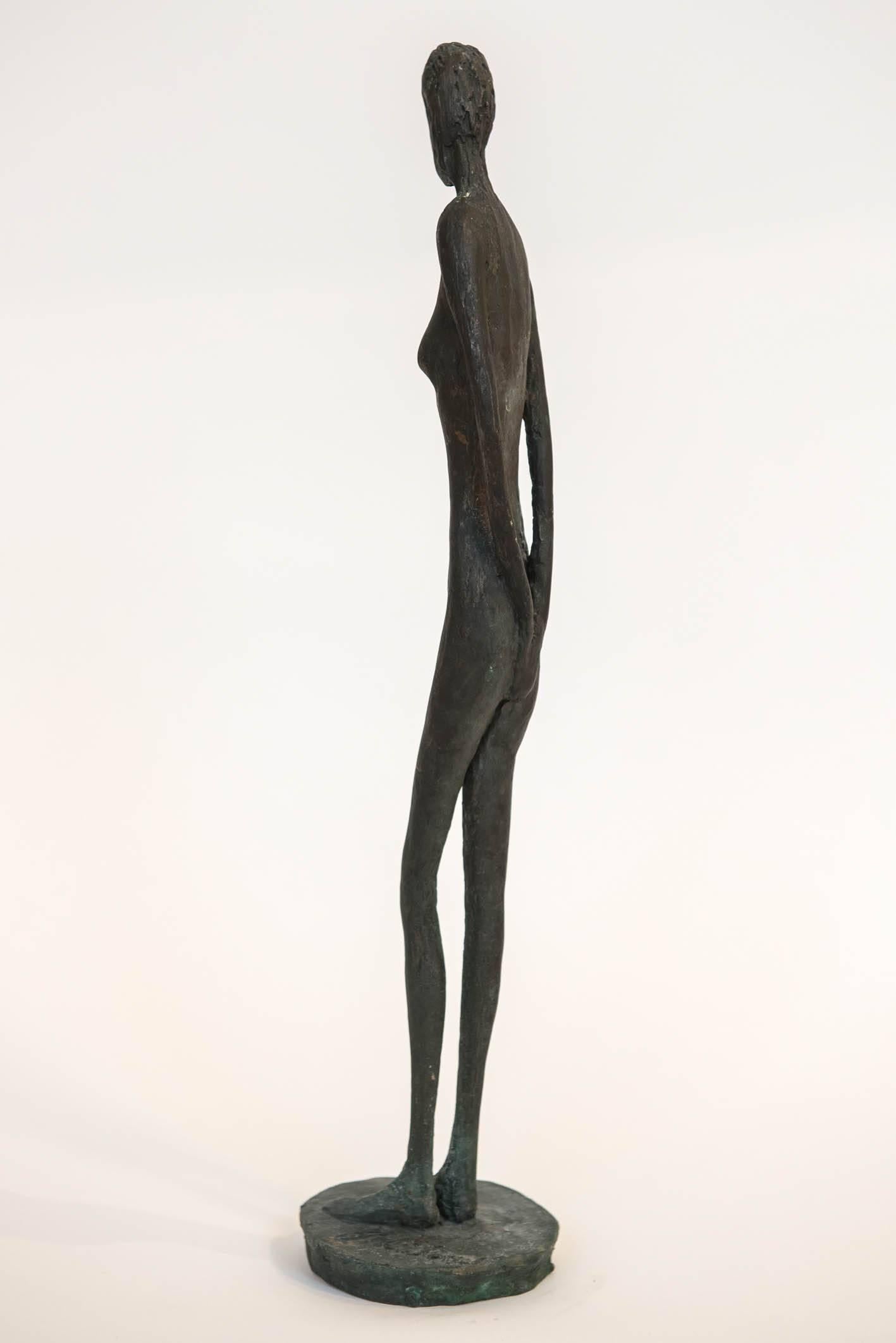 Bronze Figure of a Woman by Canadian Sculptor Jack Culiner 2