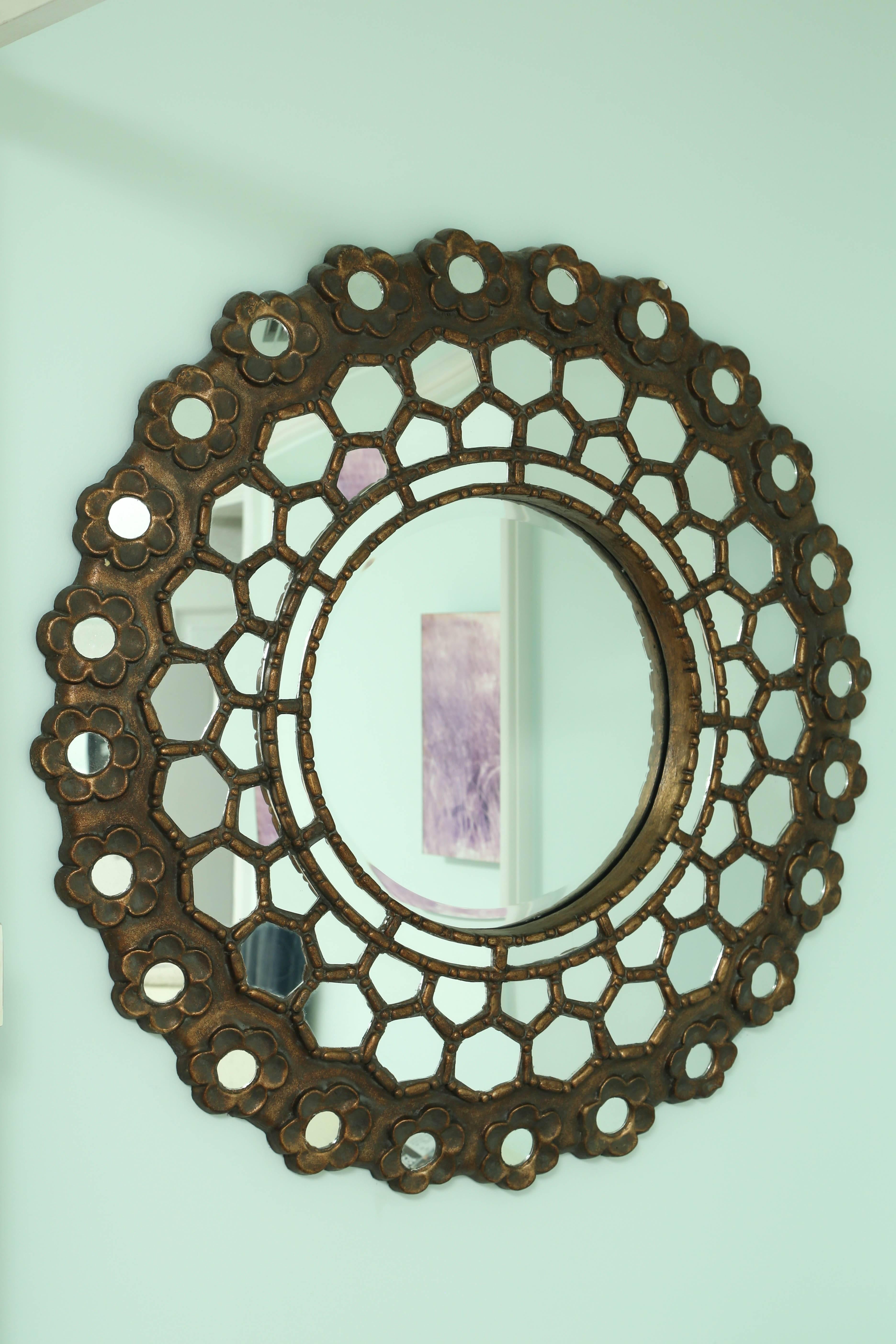 Pair of Indian mirrors.