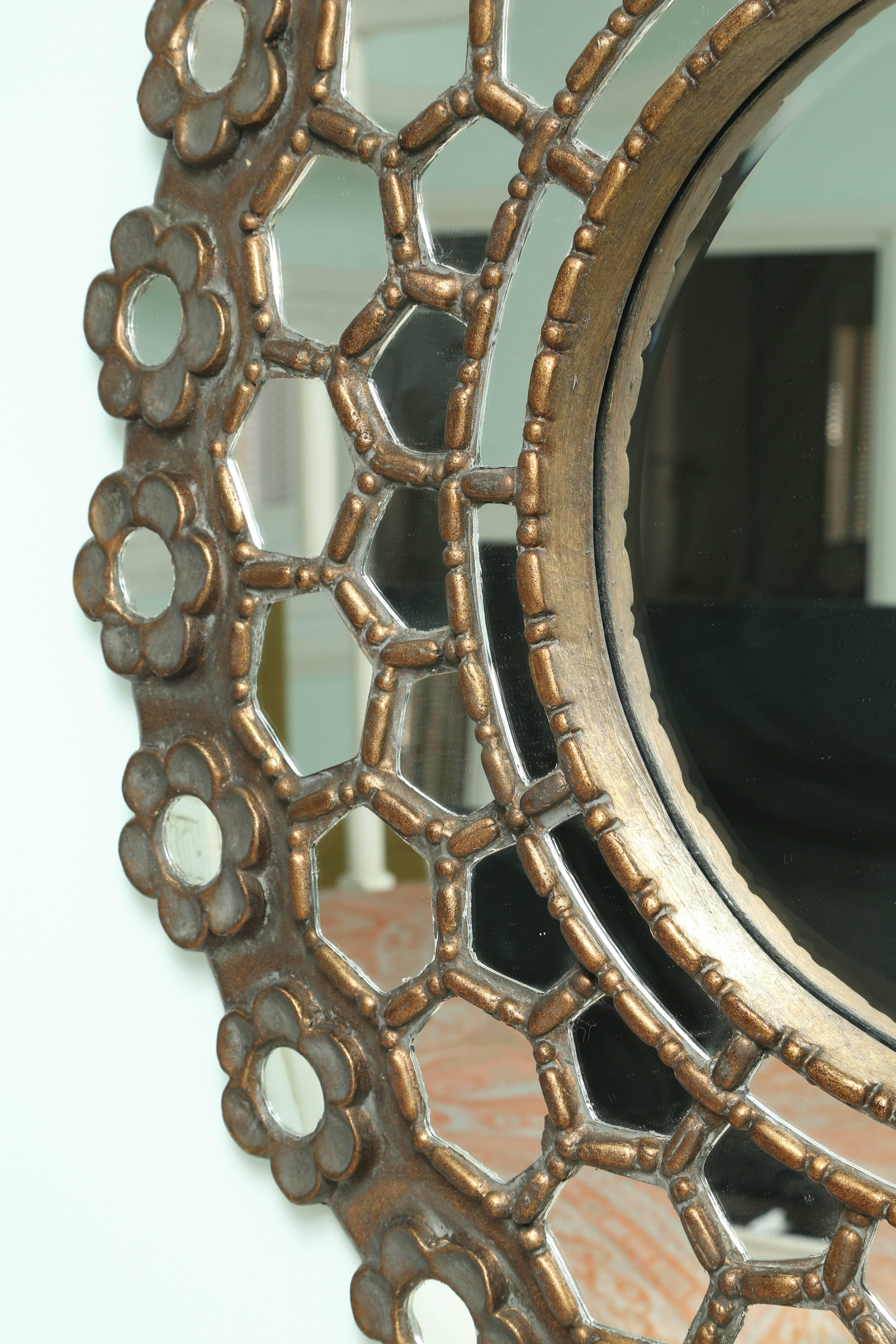 Anglo-Indian Pair of Indian Mirror, 1970s, Indian