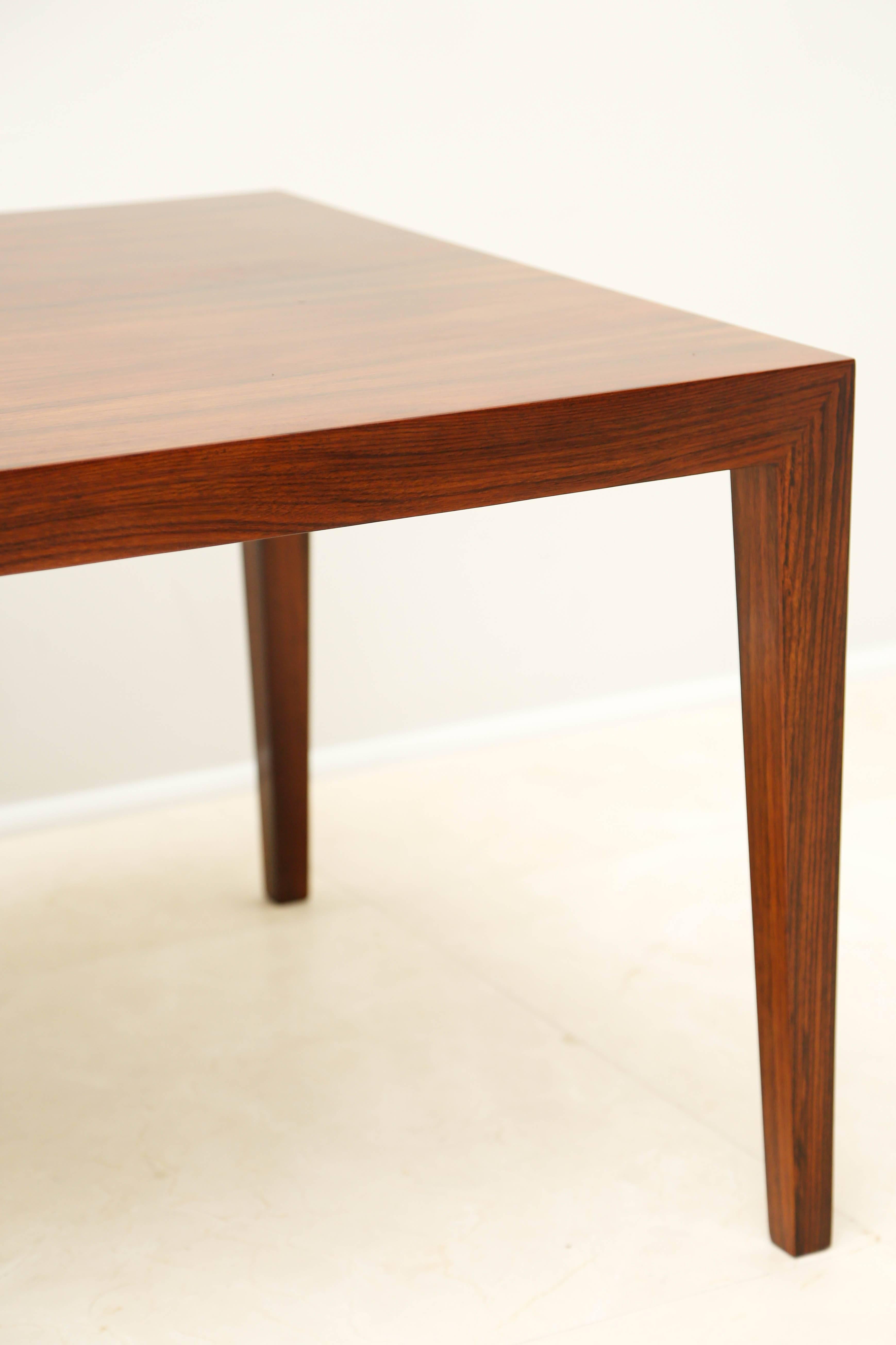 Mid-Century Modern Gorgeous Rosewood Side Table, Denmark, 1960s For Sale