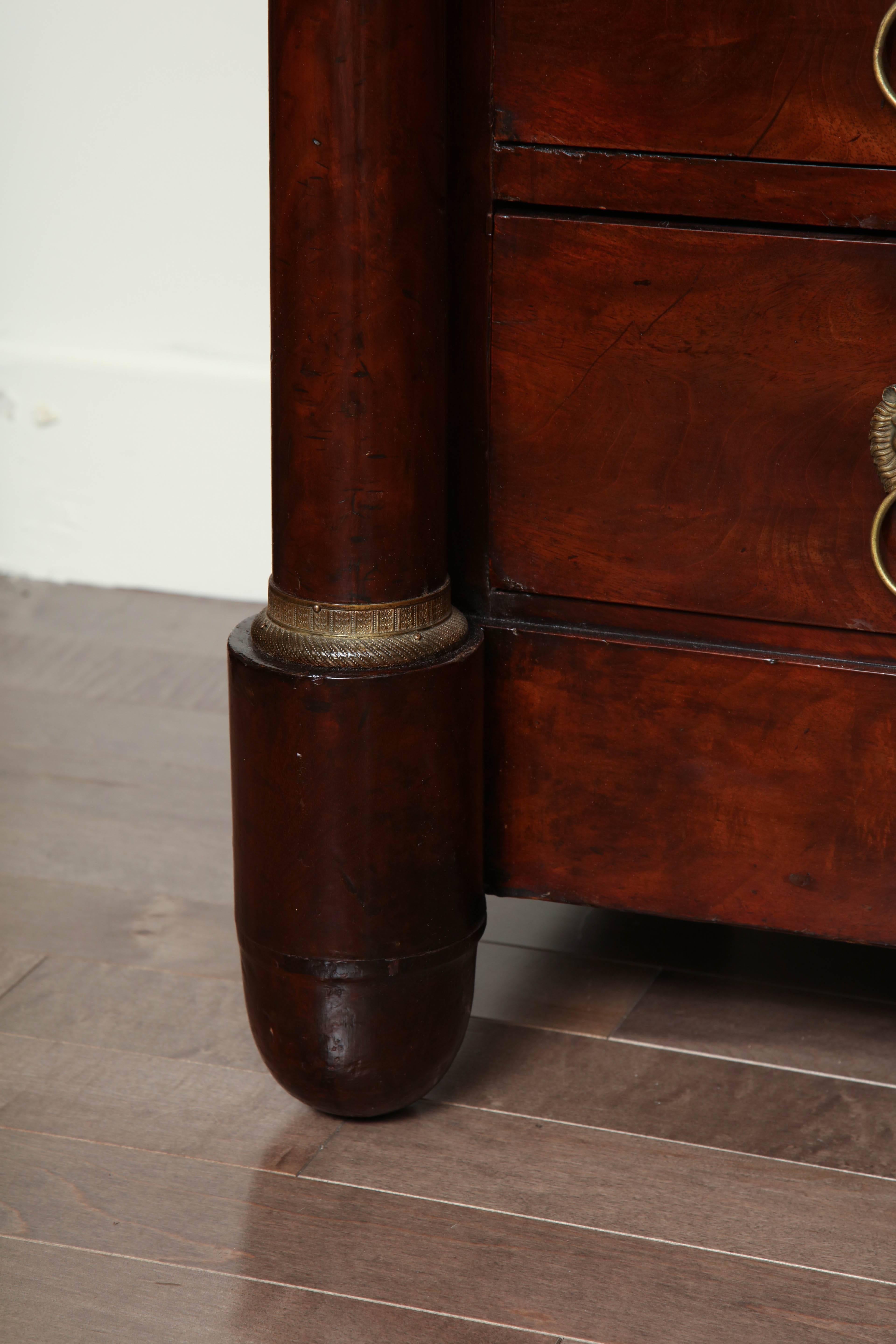 Early 19th Century French Empire Chest in Mahogany 1