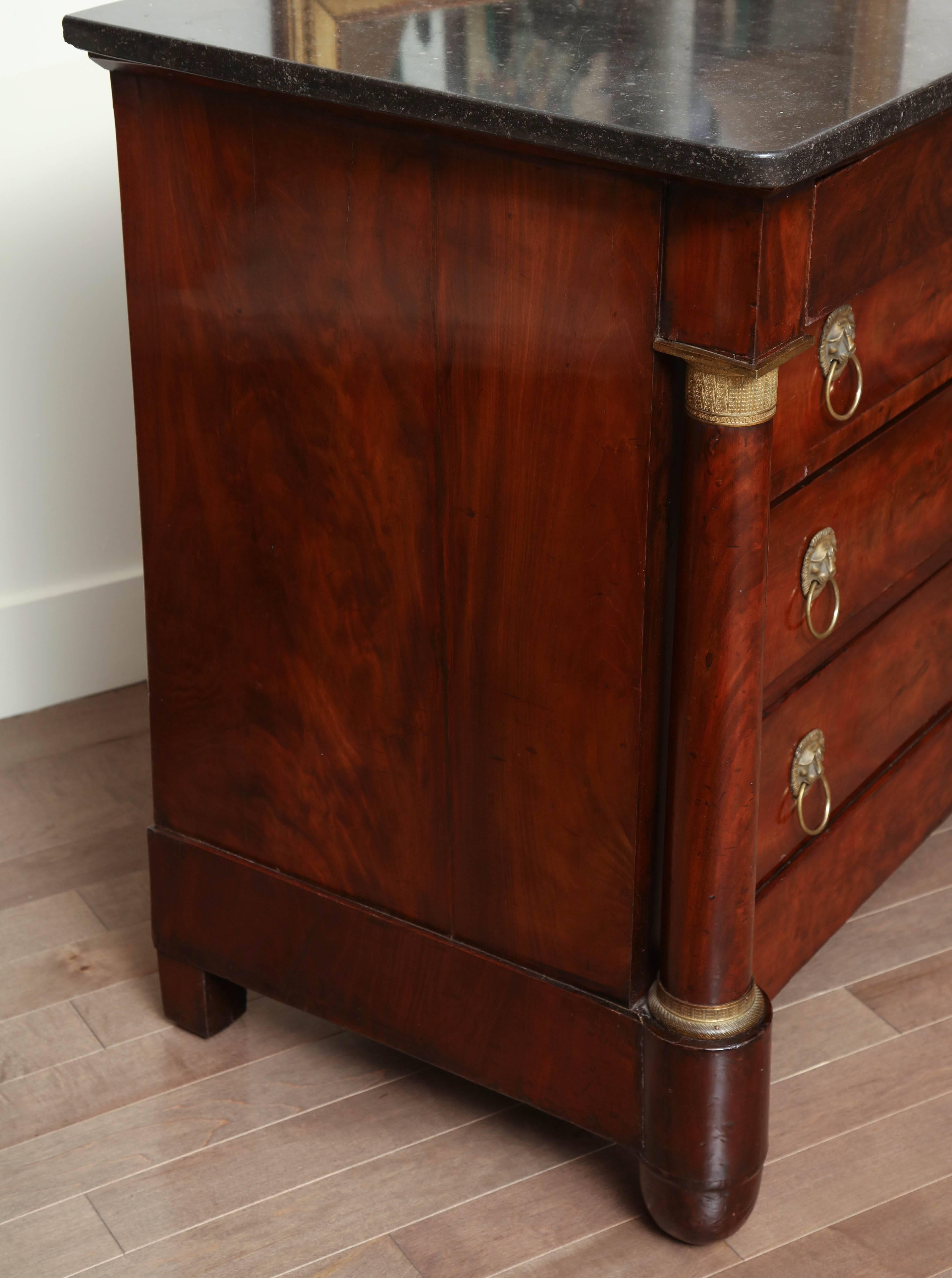 Early 19th Century French Empire Chest in Mahogany 6