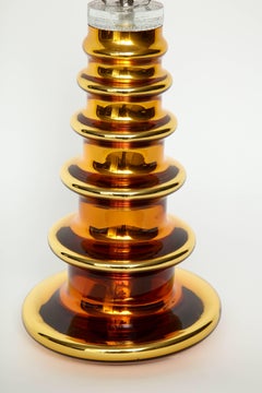 Johansfors Gold Mercury Glass TOTEM Lamps