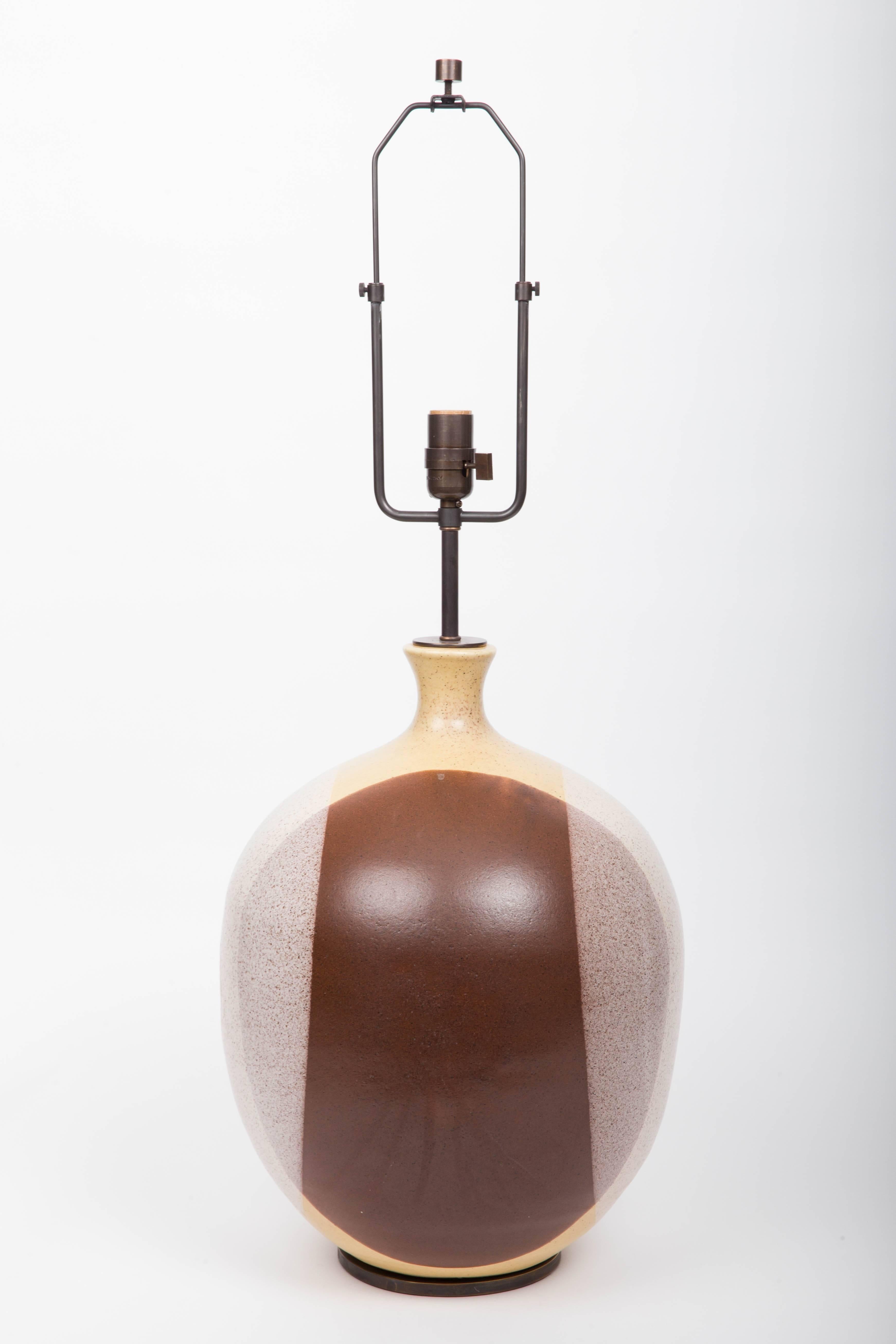 Mid-20th Century Ceramic Lamp, Attributed to David Cressey