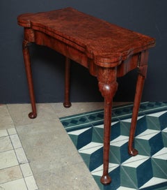 Fine Queen Anne Walnut Games Table