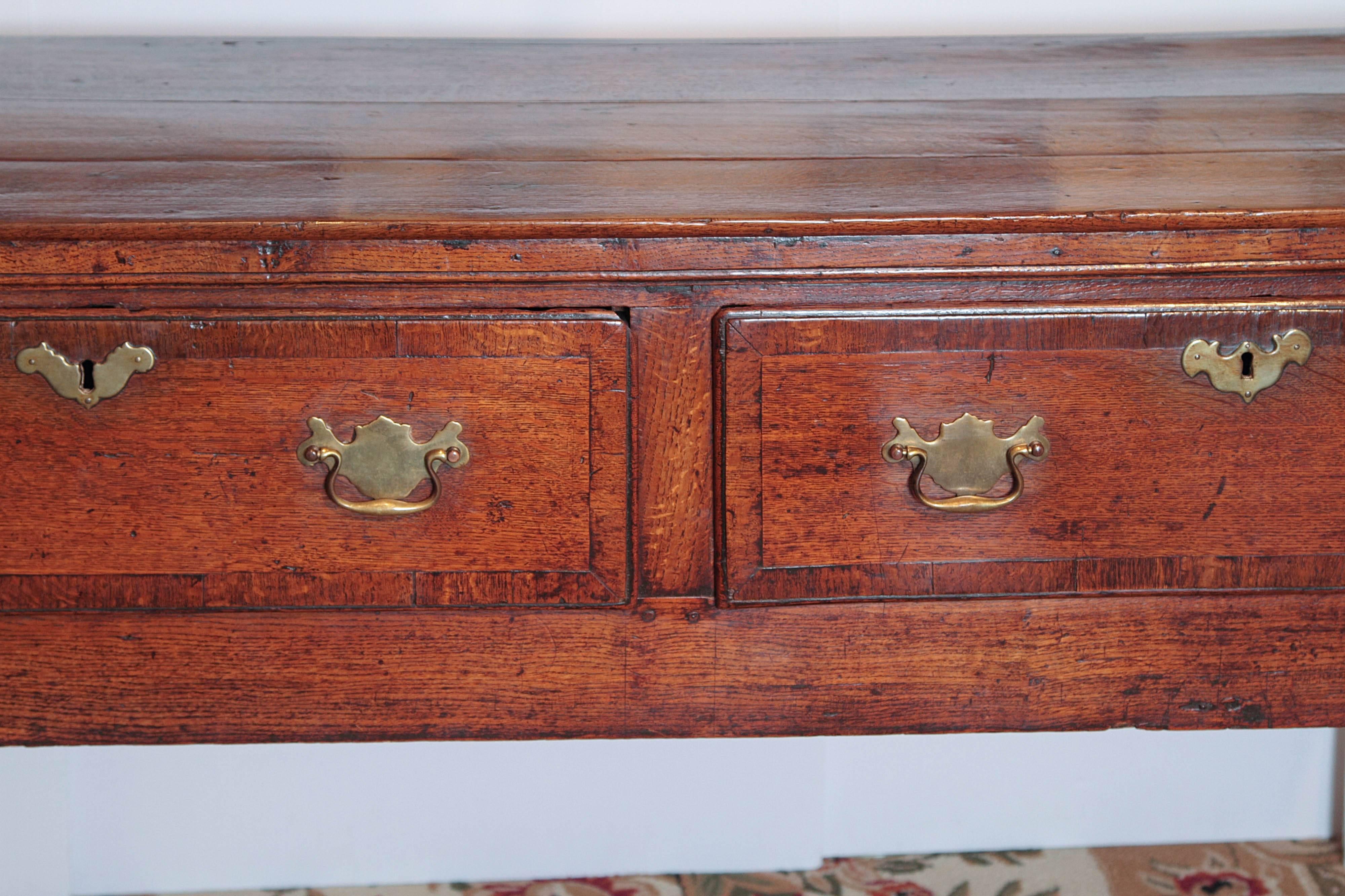 18th Century English Queen Anne Period Dresser Base 7