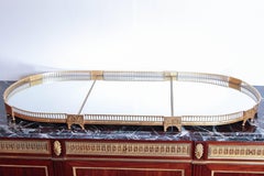 19th Century Empire Gilt Bronze and Mirrored Plateau