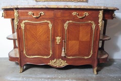 19th Century Fine Louis XV Marble-Top Buffet