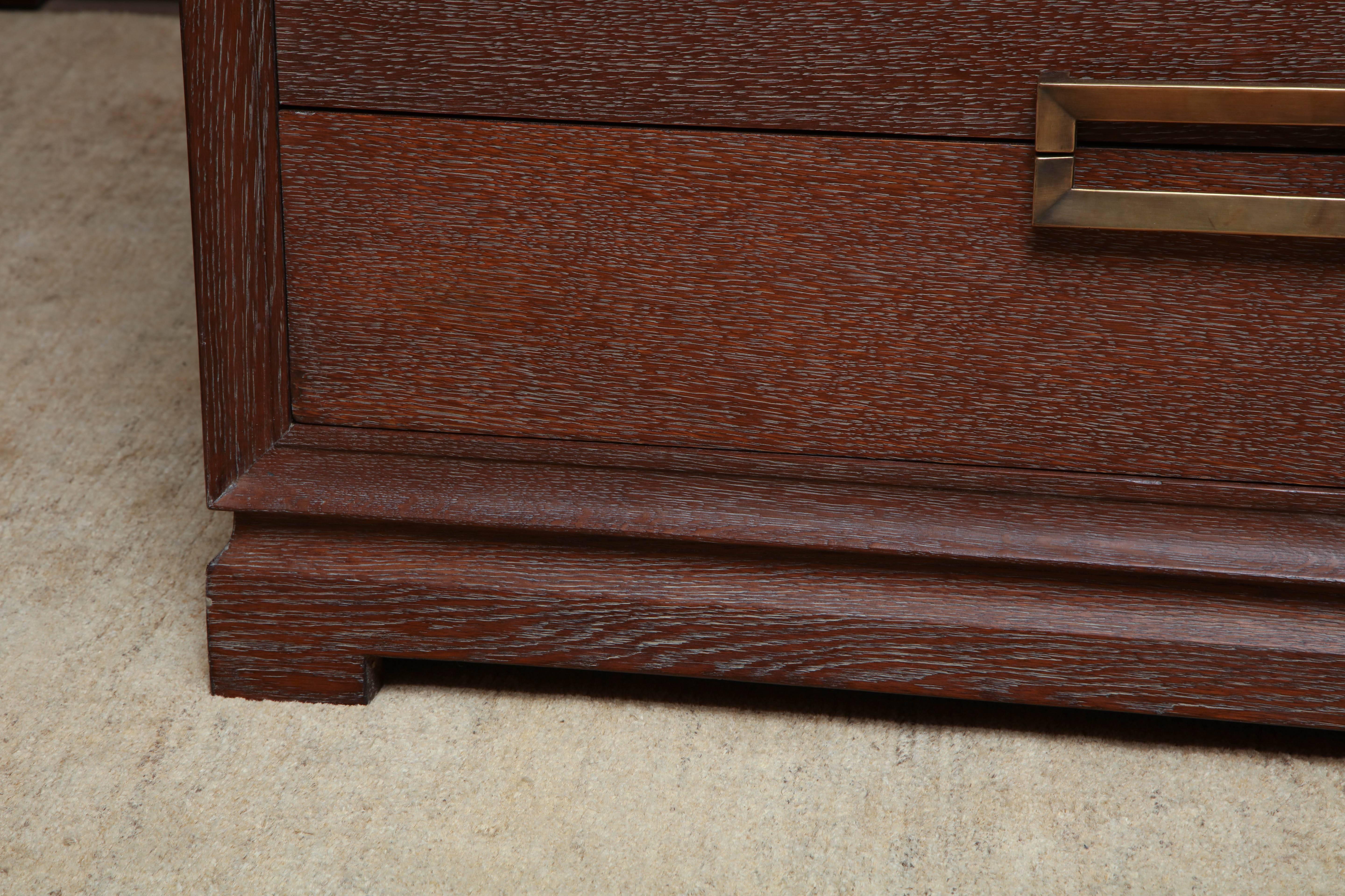 Mid-20th Century Cerused Oak Chest