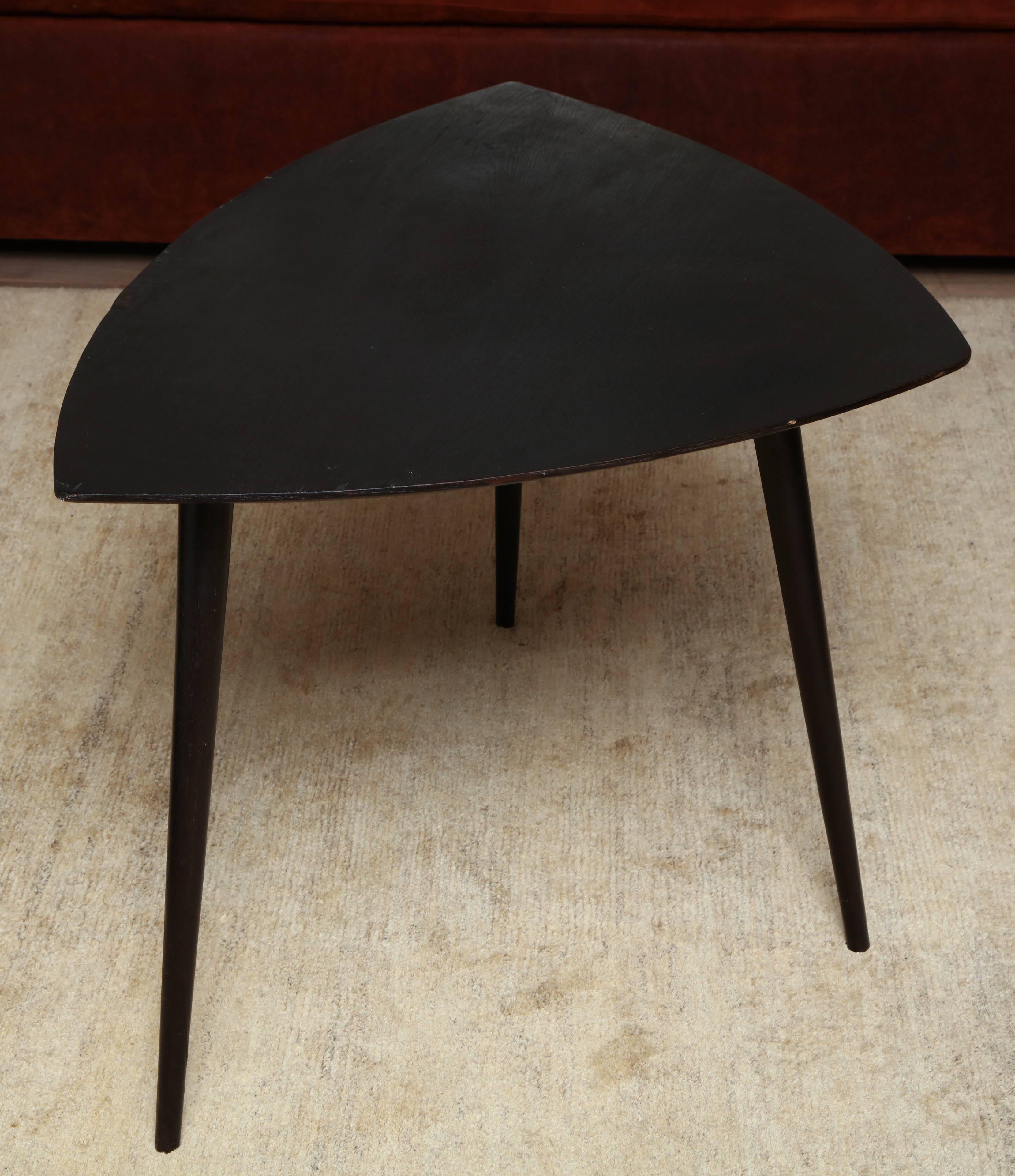 Triangular Side Table For Sale 1