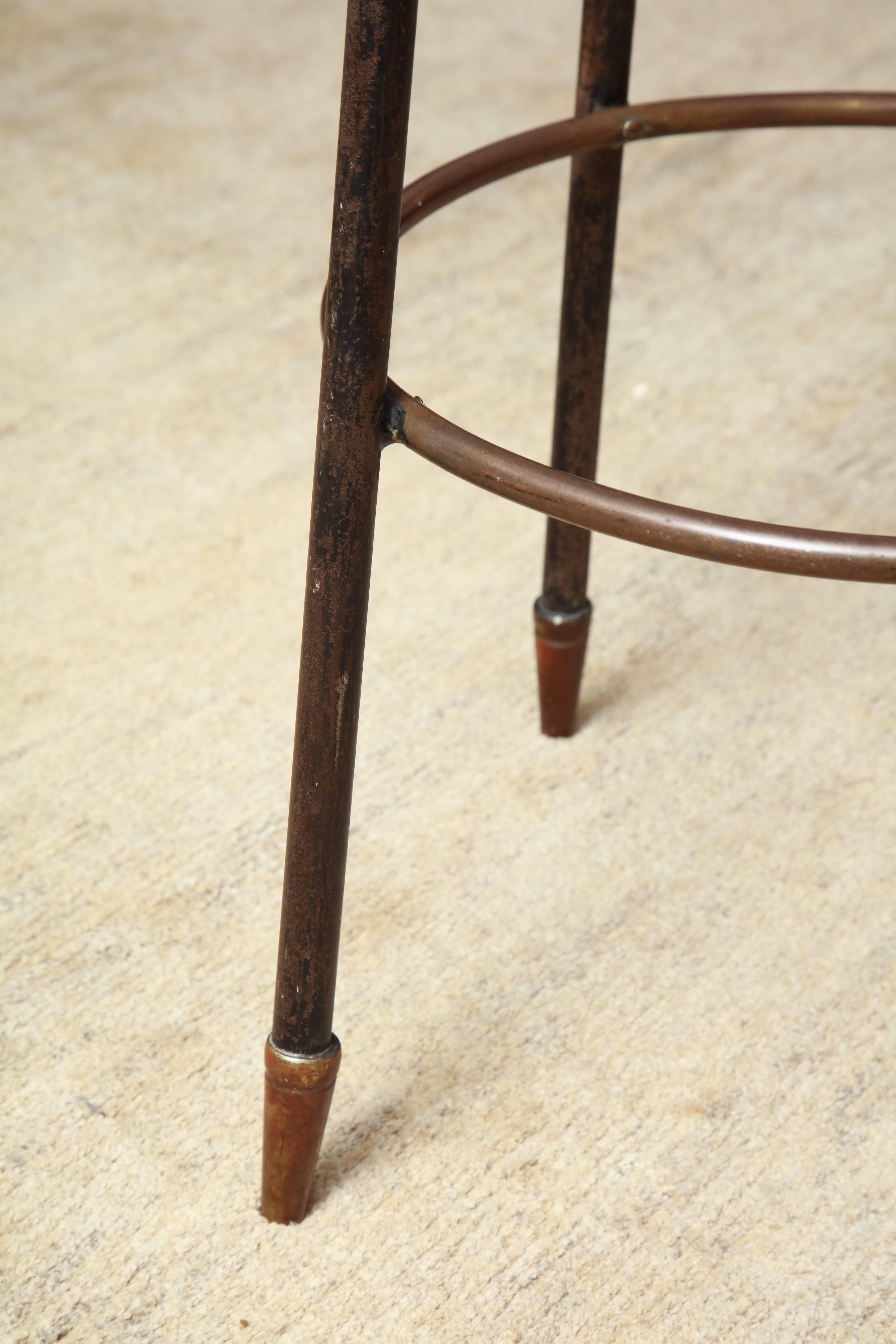 Mid-20th Century Pair of Italian Barstools For Sale