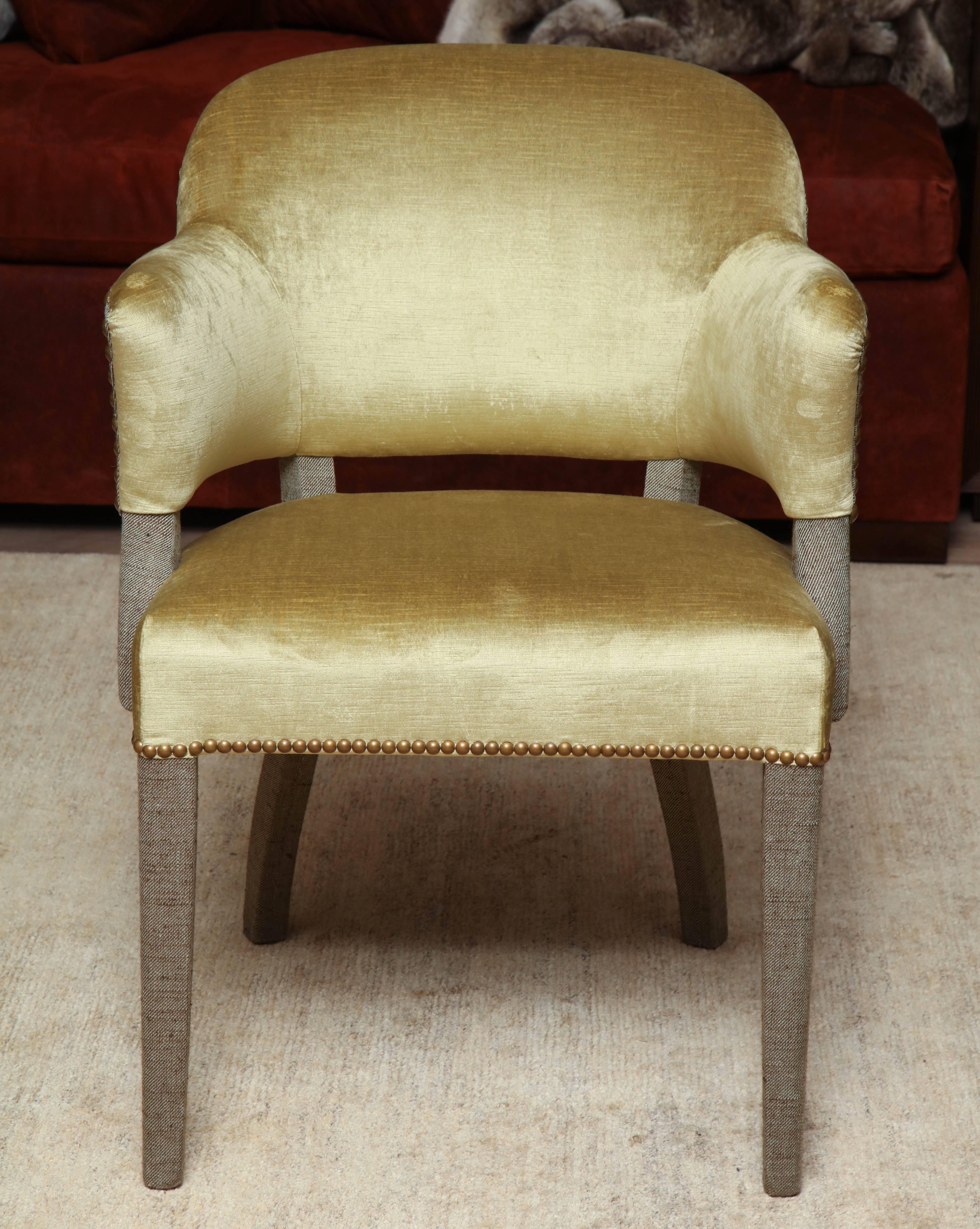 Pair of Deco Armchairs For Sale 4