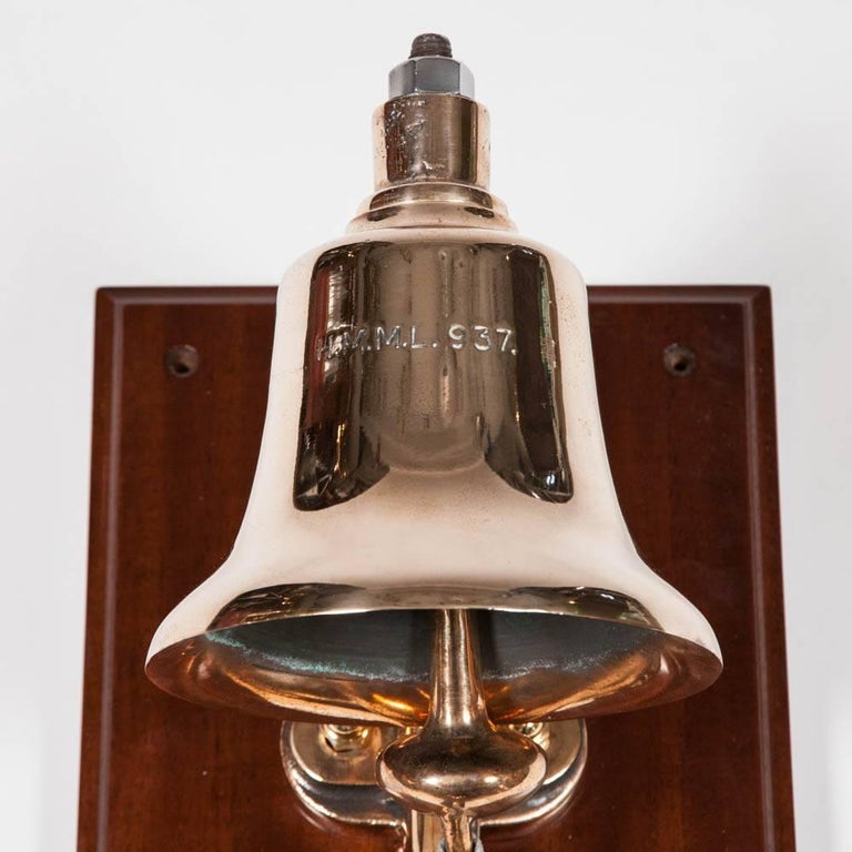 Royal Navy Ship's Bell by Gillett and Johnston at 1stDibs royal navy