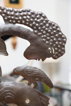 Scultura di sirena in Metal Art di Joel Balan