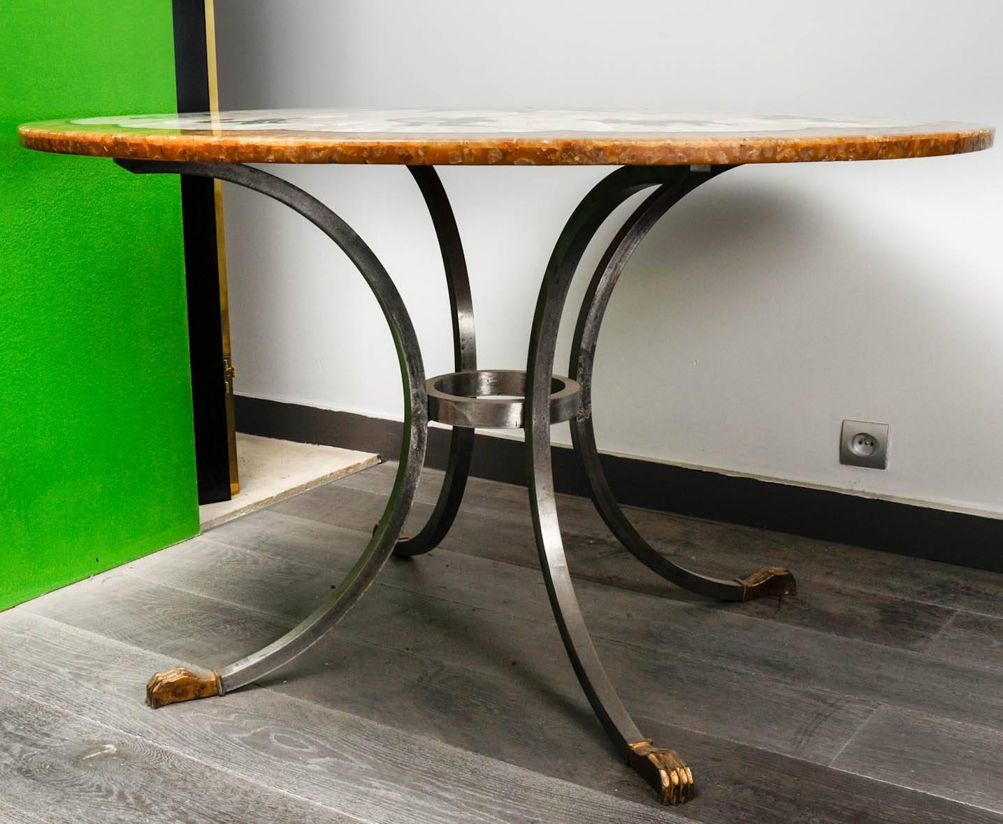 Large Table by Maison Ramsay In Good Condition For Sale In Paris, FR
