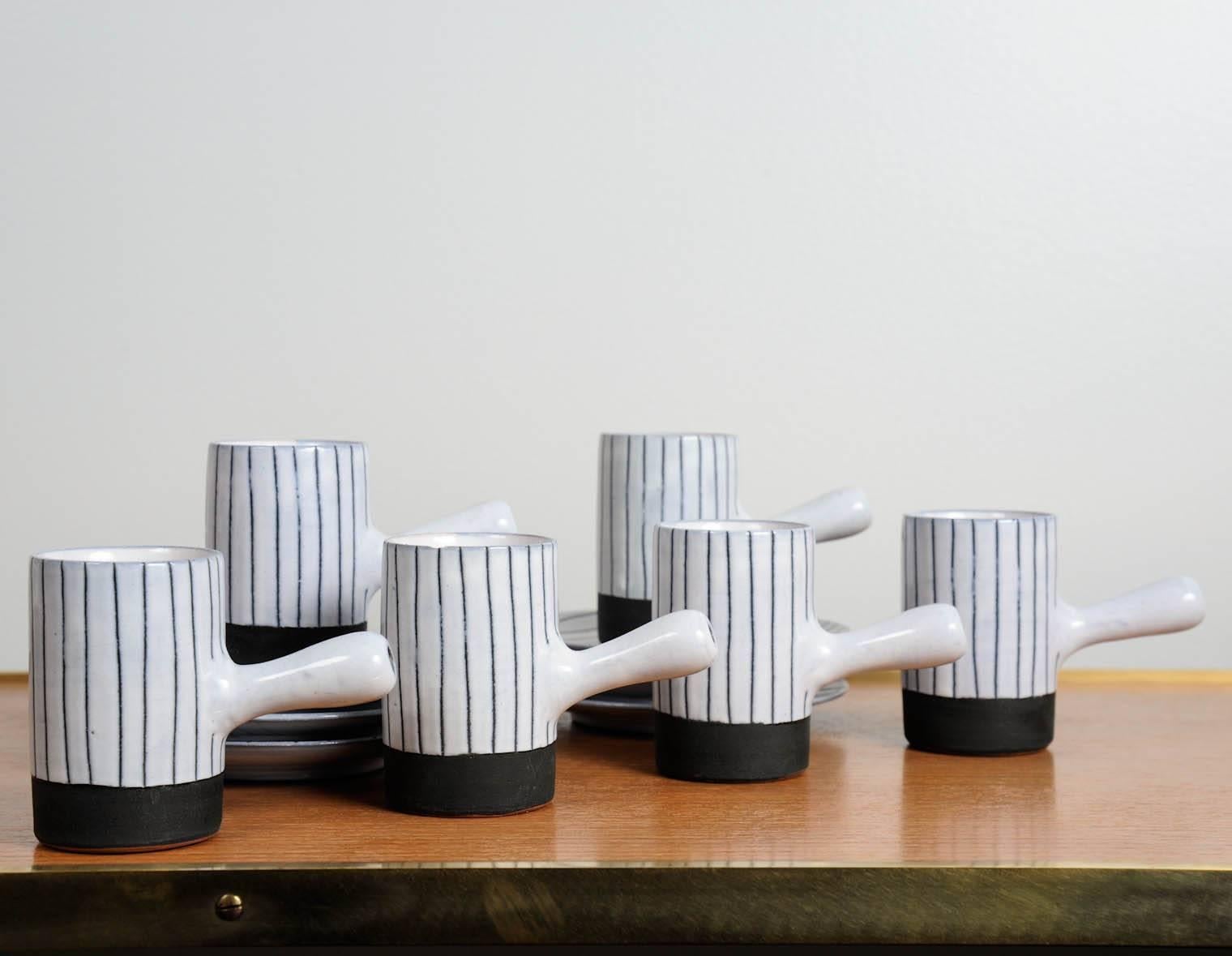 Mid-20th Century Coffee Set by Jacques Innocenti