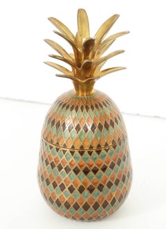 Cloisonne Diamond Pattern Pineapple Ice Bucket