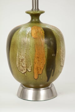 Italian Earthtone Glazed Lamps