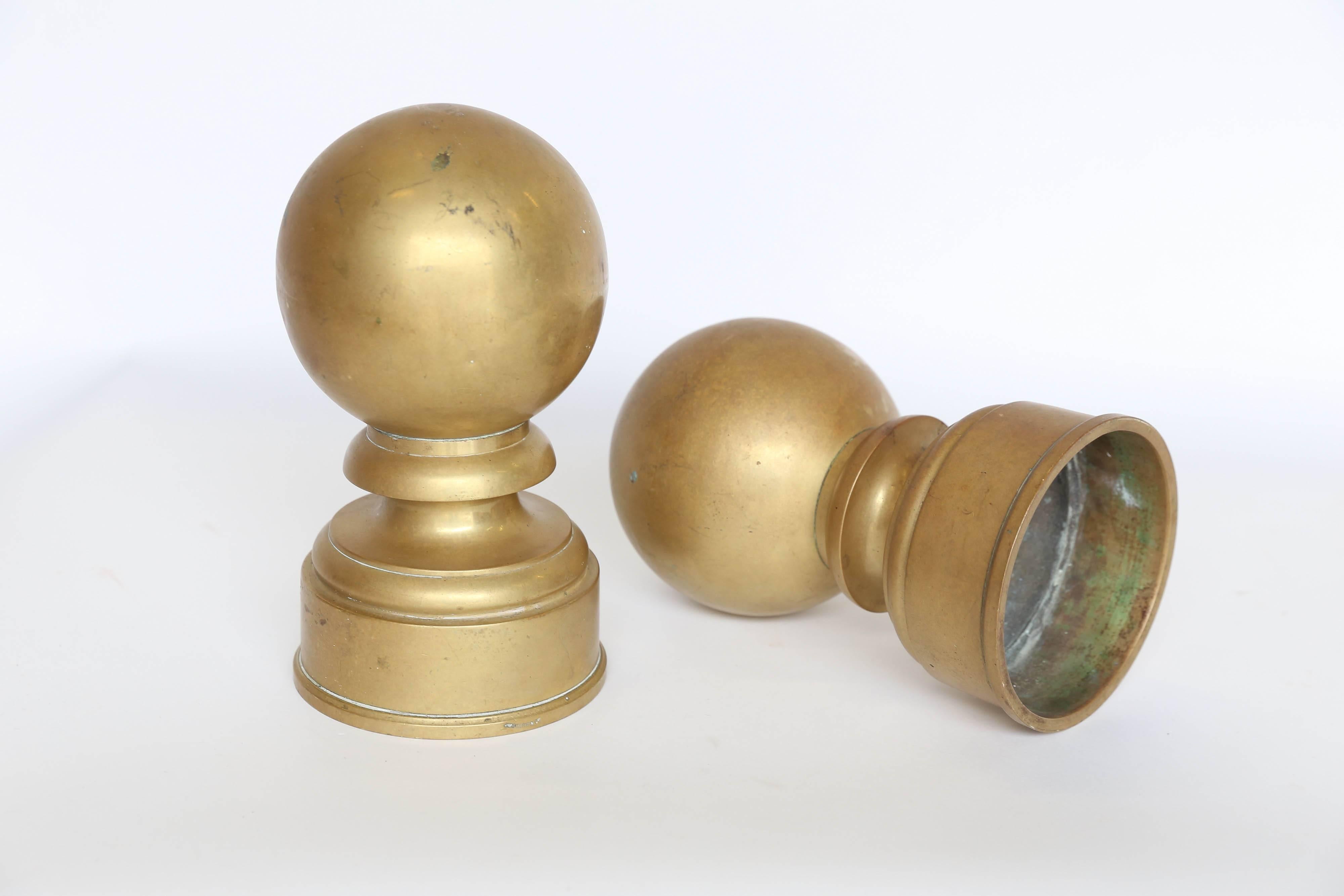 Pair of French Finials In Good Condition In Houston, TX