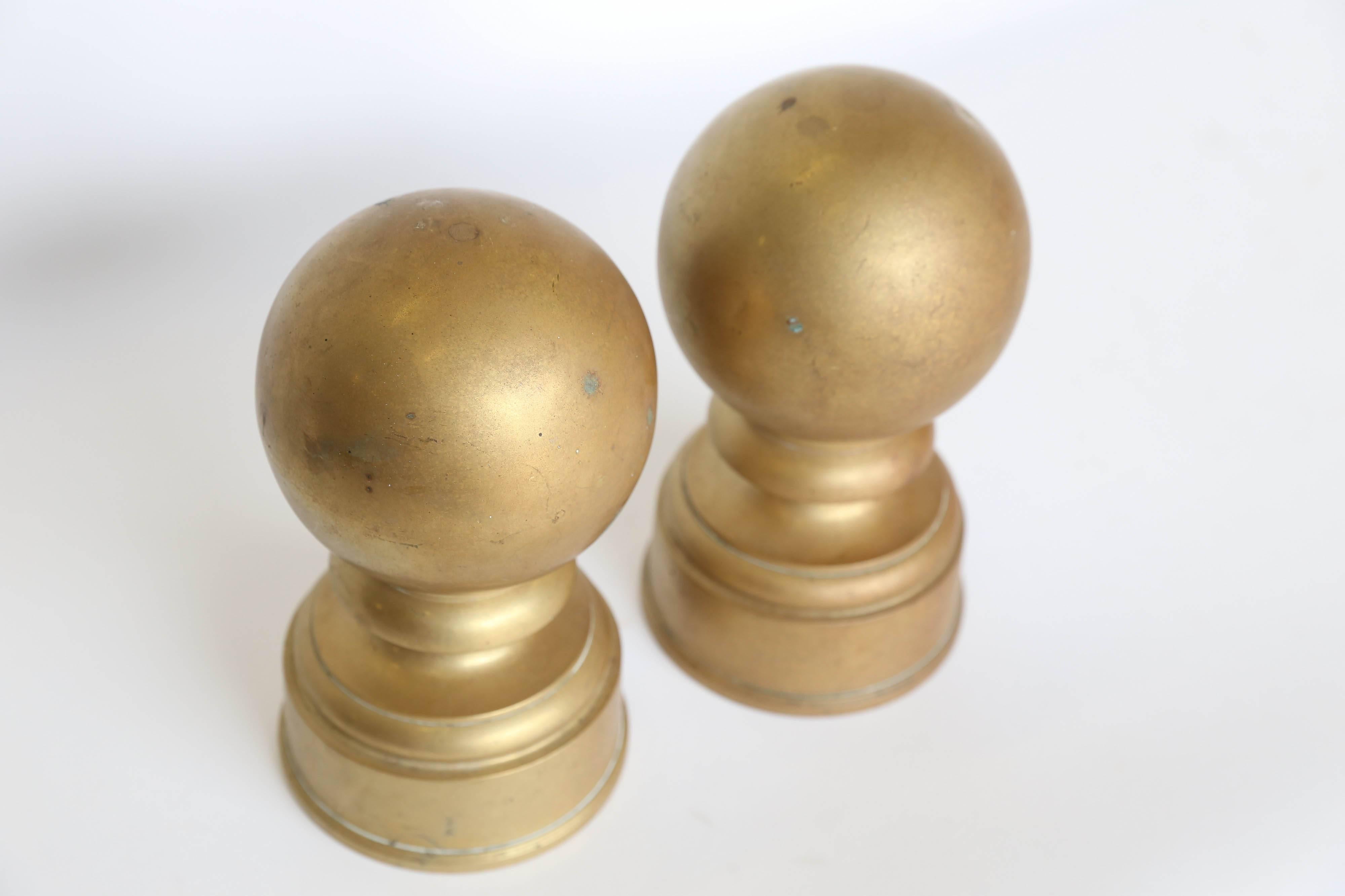 20th Century Pair of French Finials