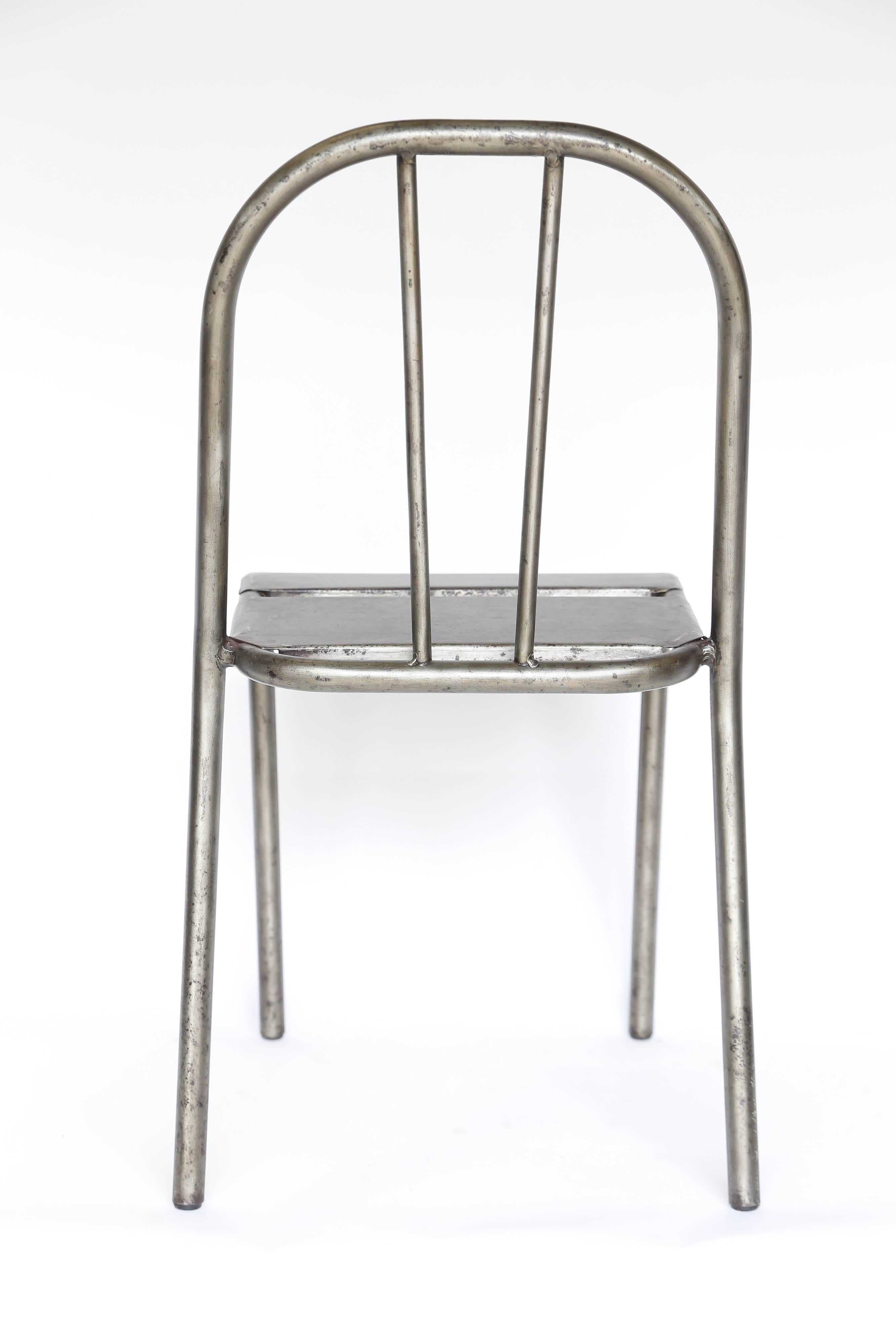 French Vintage Metal Chair