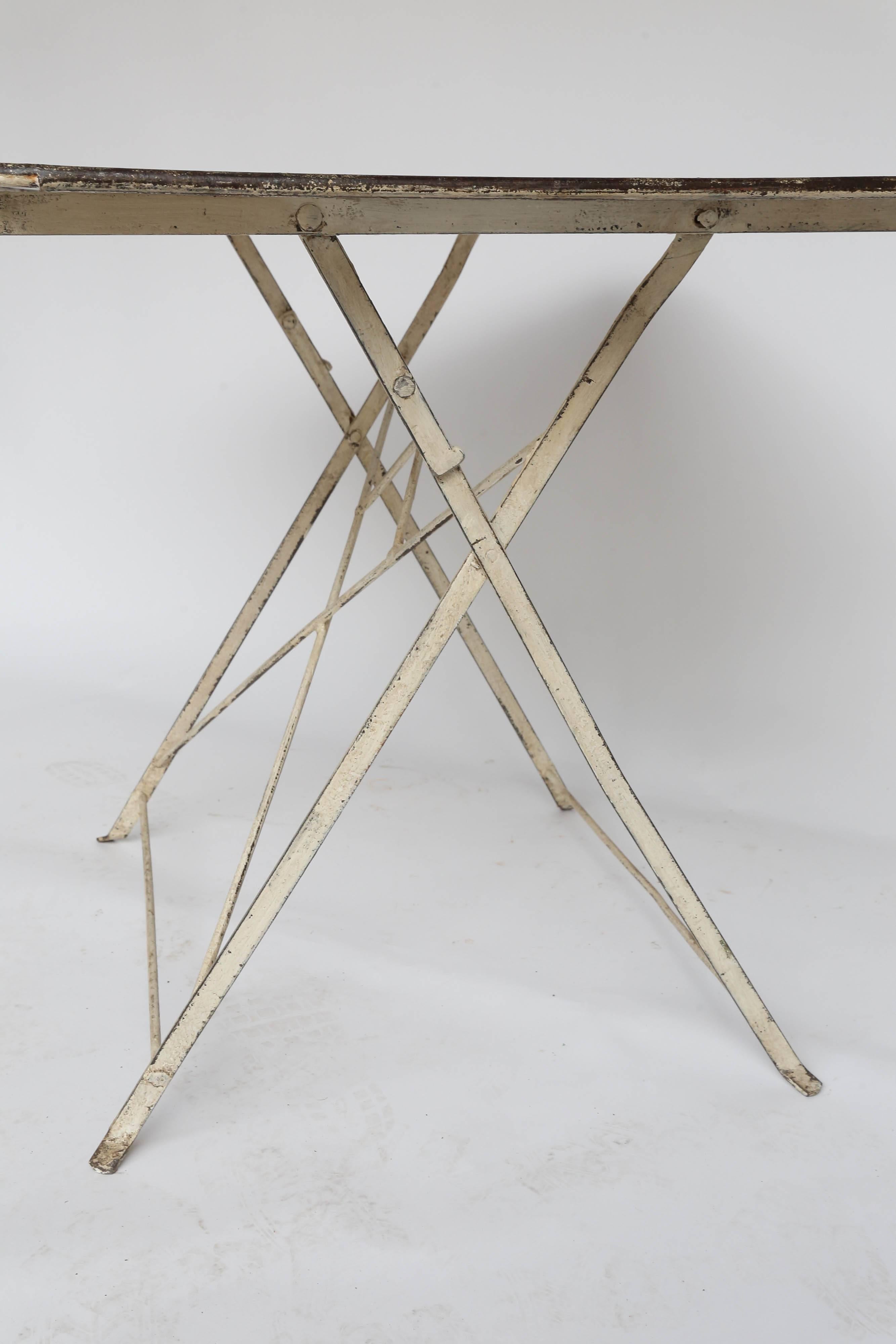 20th Century Painted Metal Table from France