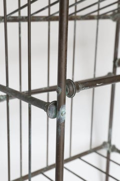Copper Newspaper Rack, France