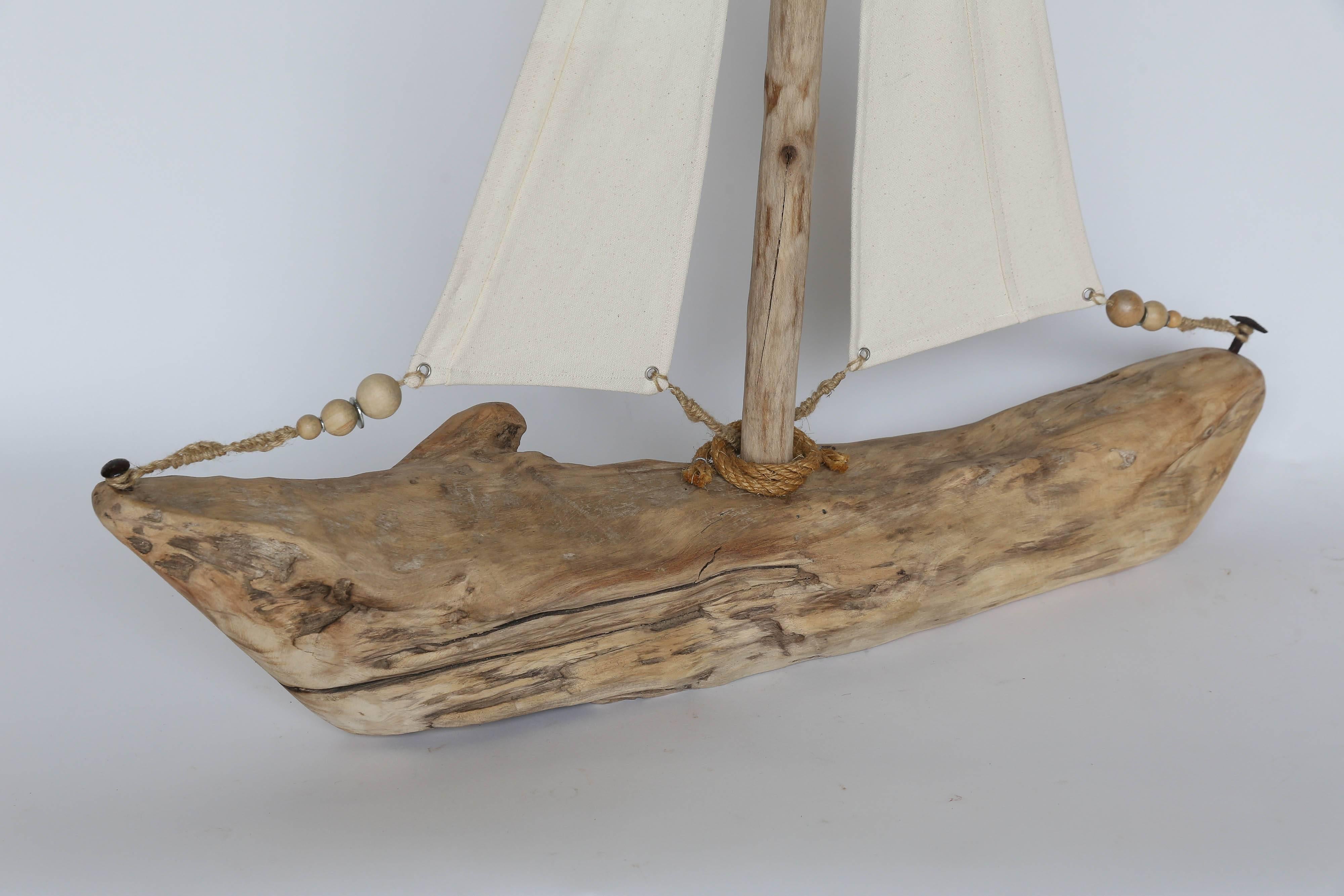 driftwood sailboat for sale