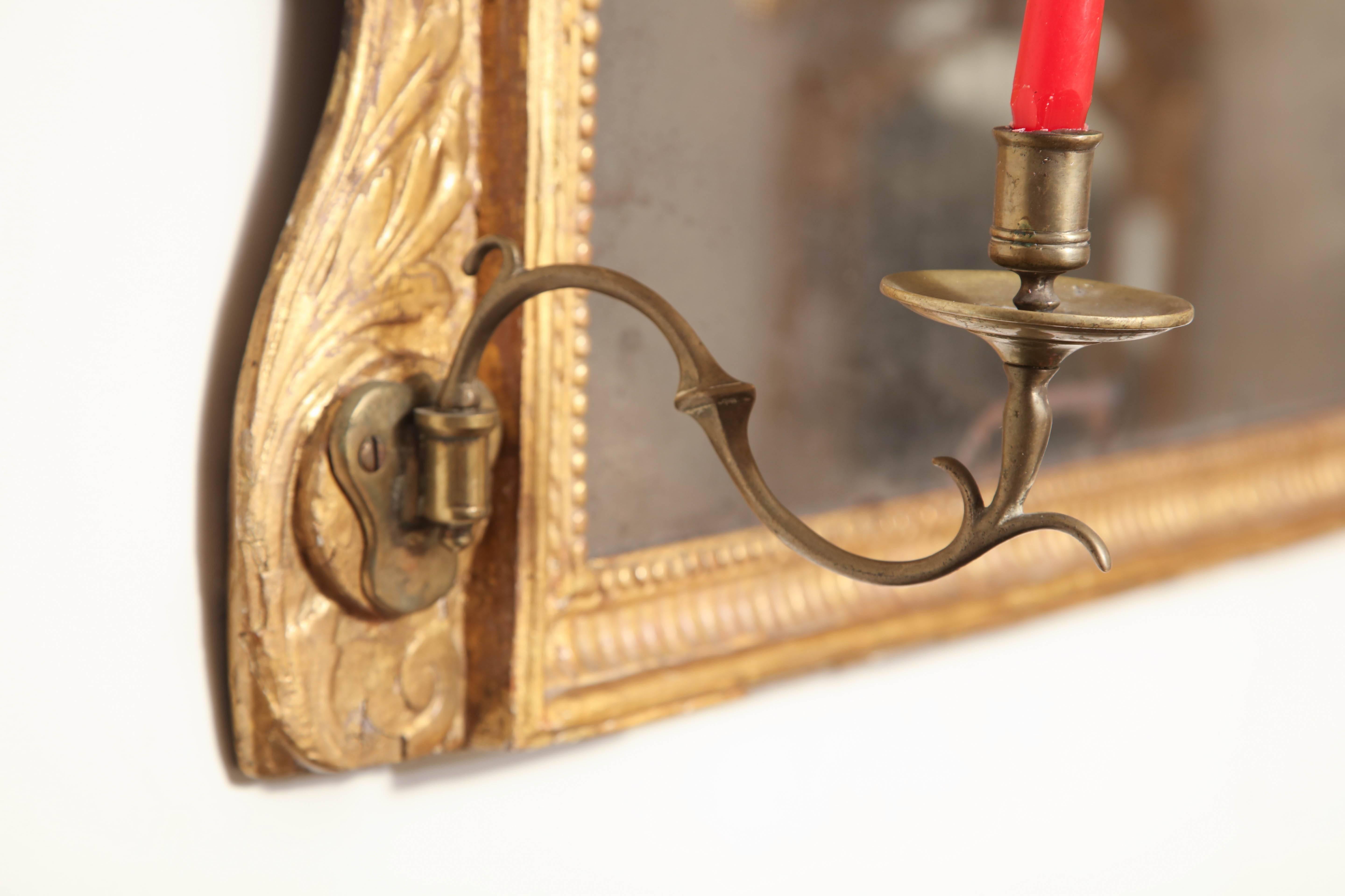 George III Giltwood over Mantel Mirror 2