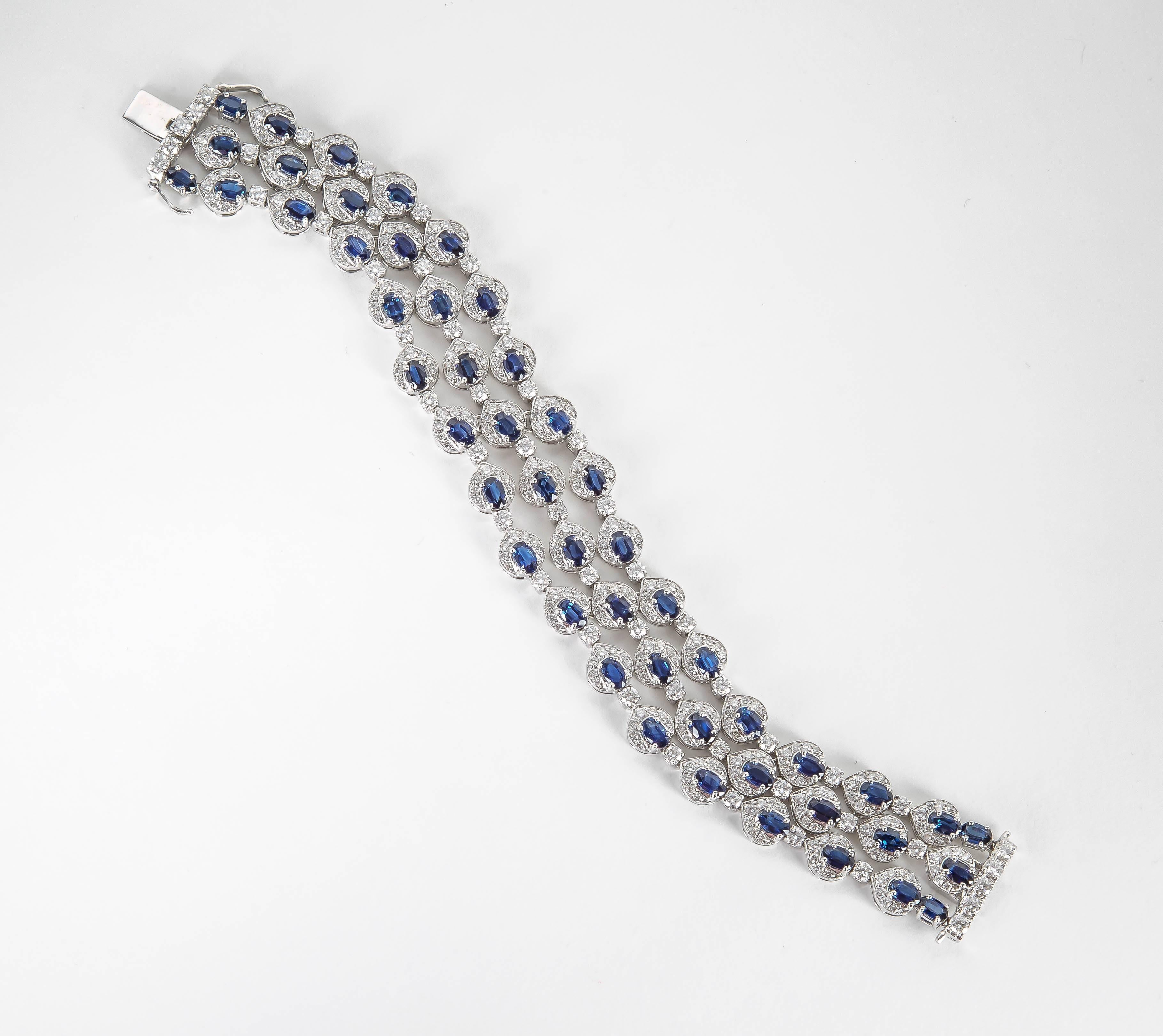 sapphire and diamond bracelets