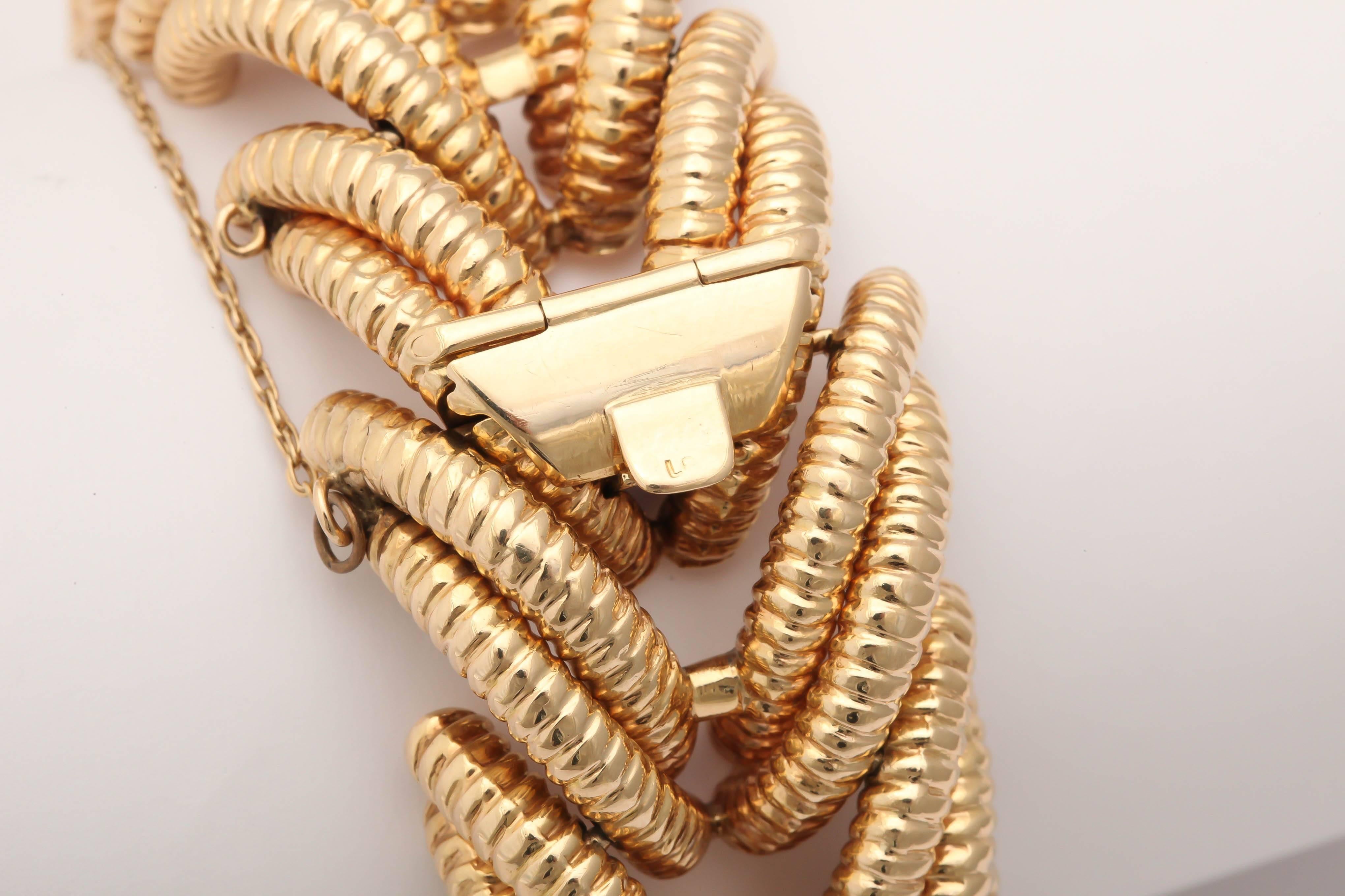 Gold Illusion Link Bracelet For Sale 3