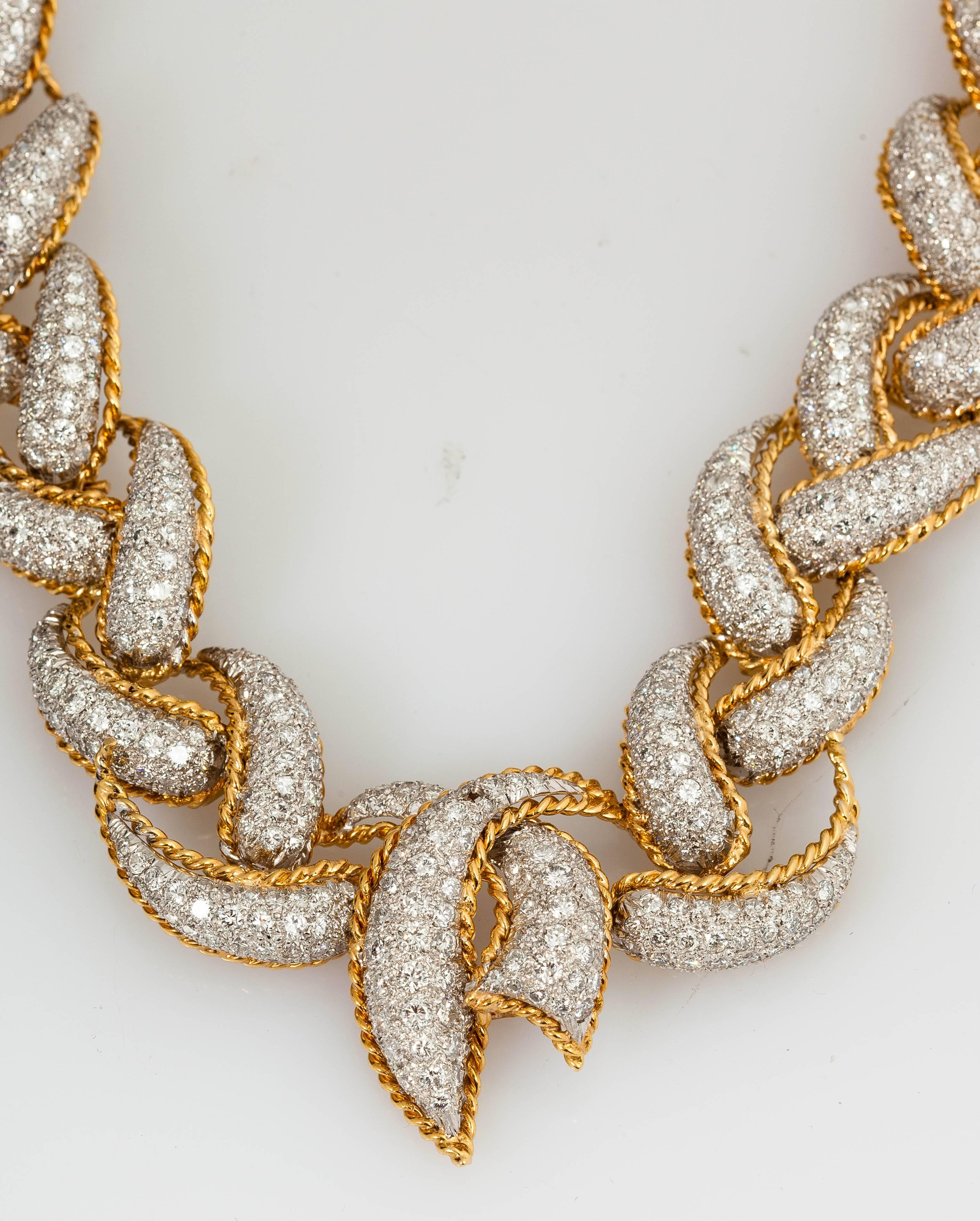 gold and platinum necklace