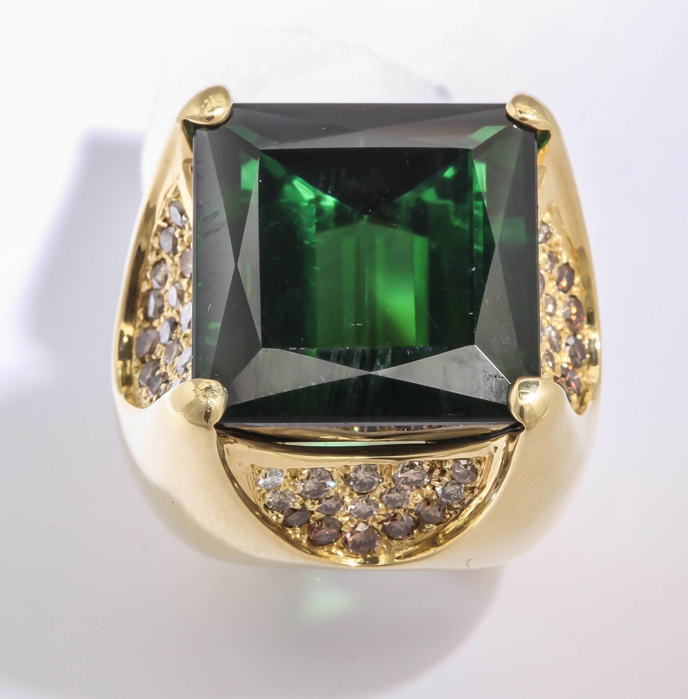 Faraone Mennella diamond gold ring For Sale 4