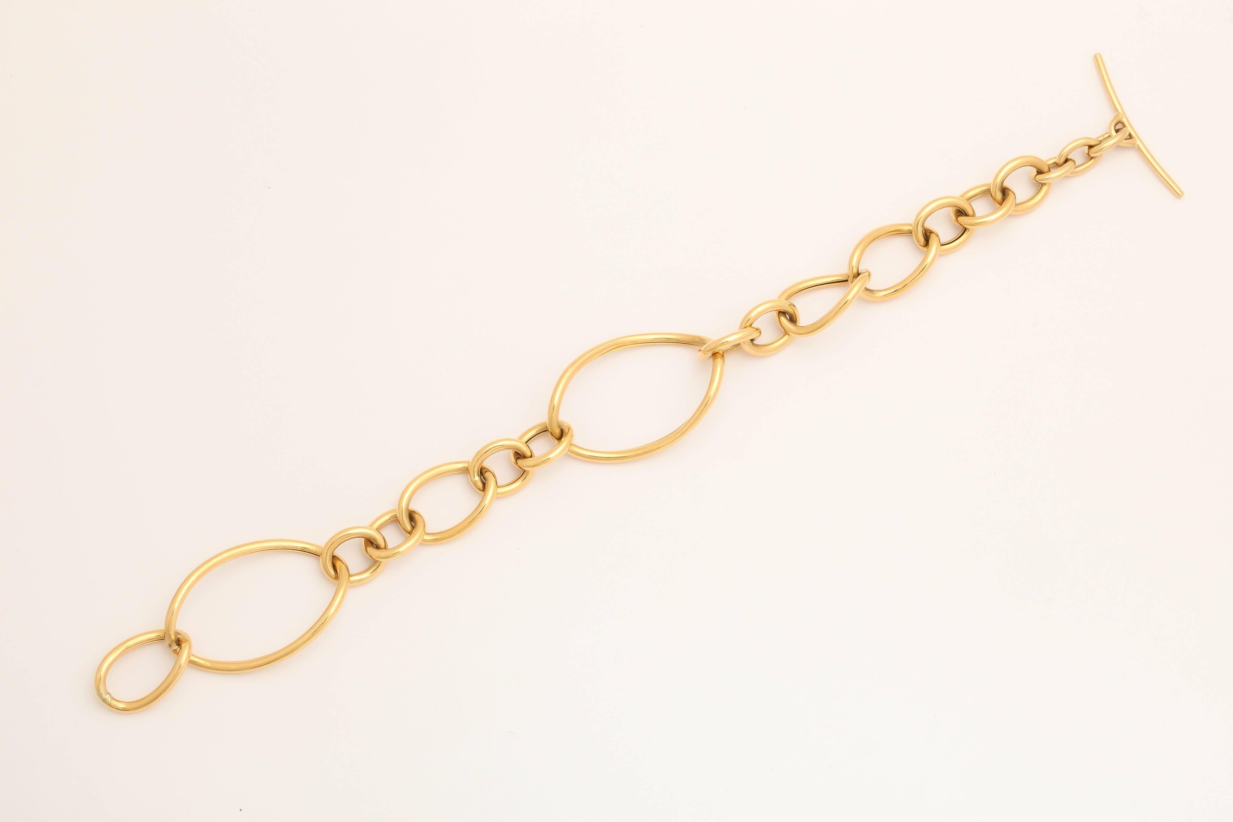 Women's Faraone Mennella Stella Gold Link Bracelet For Sale