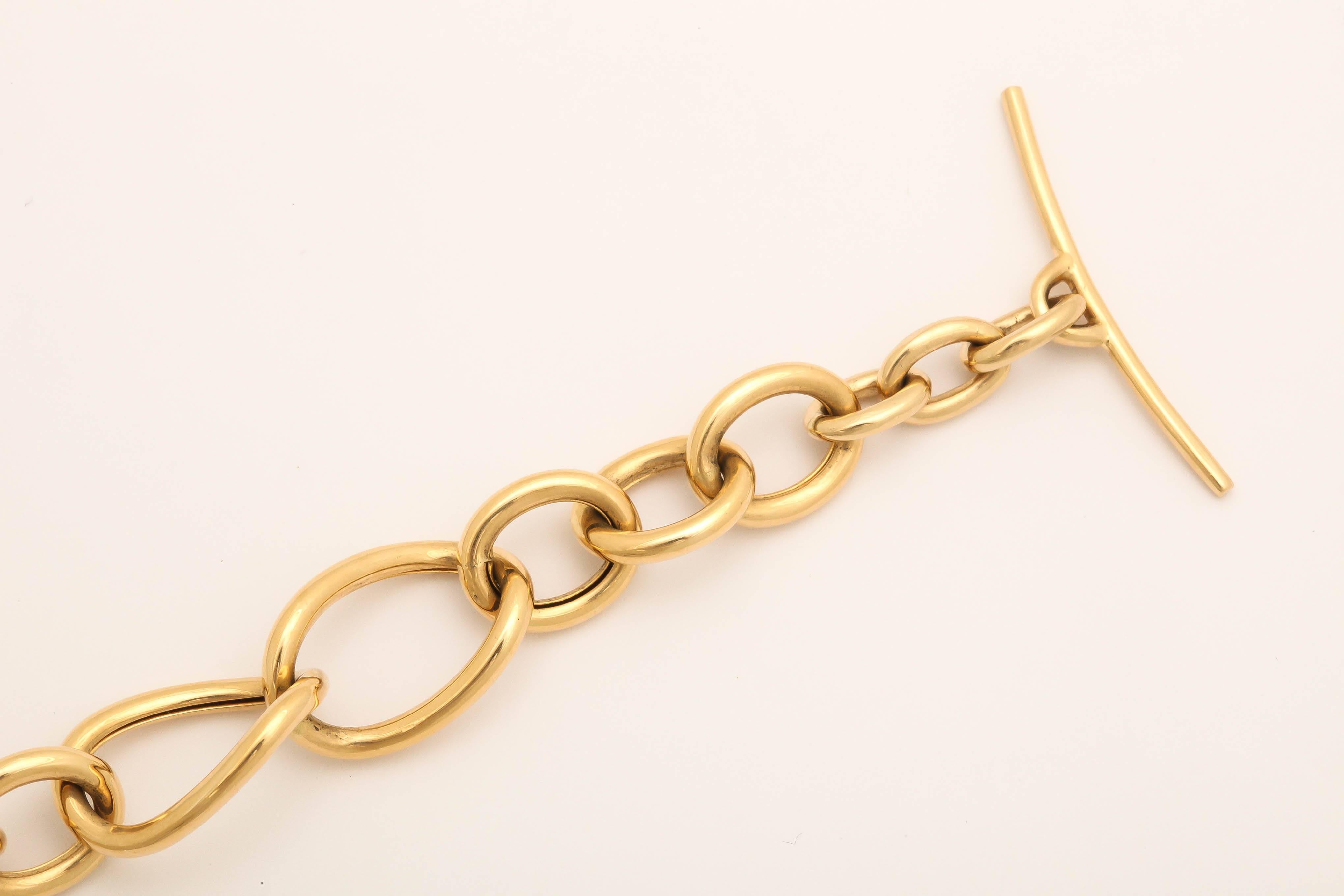 Faraone Mennella Stella Gold Link Bracelet For Sale 1
