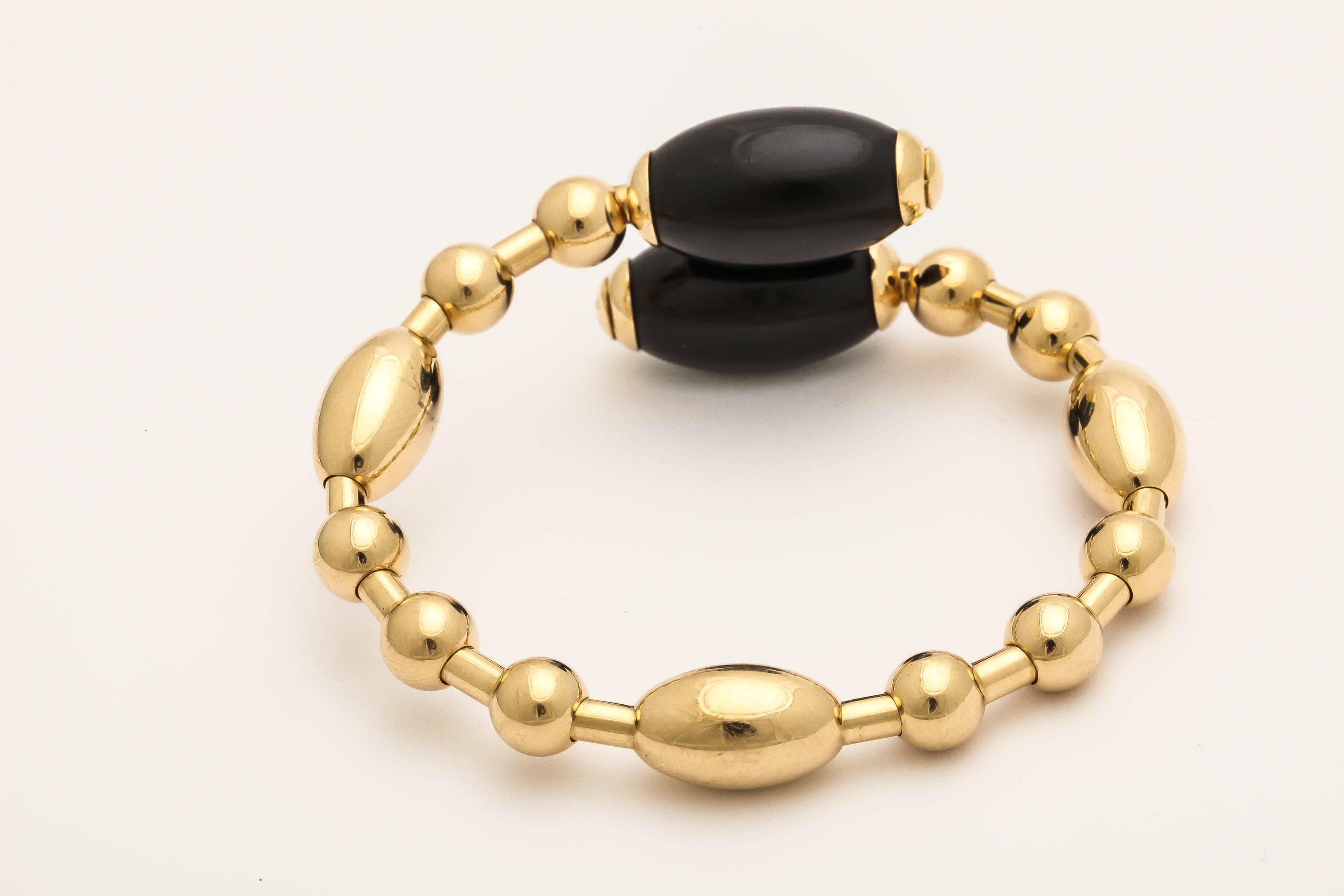 Onyx Gold Tuca Tuca Bracelet For Sale 1