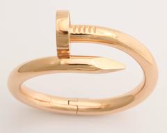 Cartier Gold Nail Bracelet