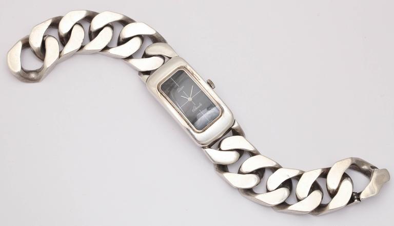 Quinn Scheurle Sterling Silver Automatic wristwatch at 1stDibs
