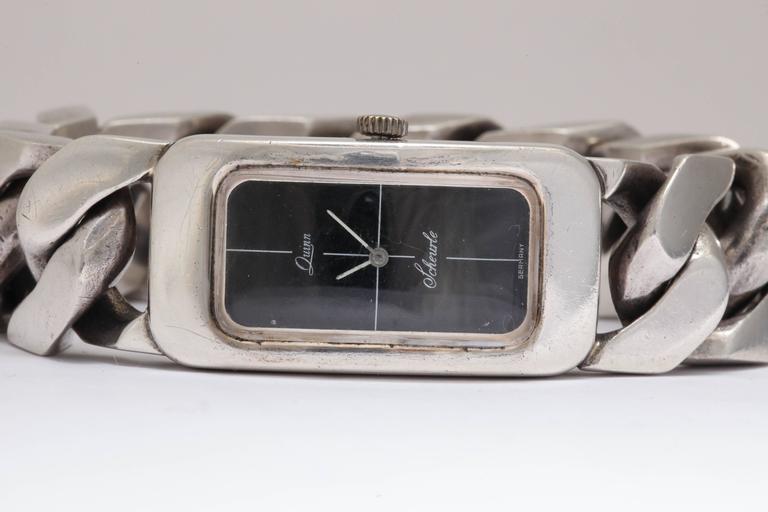Quinn Scheurle Sterling Silver Automatic wristwatch at 1stDibs