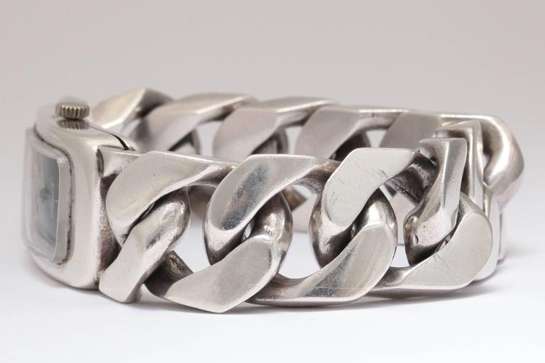 Quinn Scheurle Sterling Silver Automatic wristwatch at 1stDibs