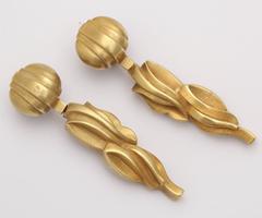 Boucles d'oreilles flamme à clip Corde Kiesselstein