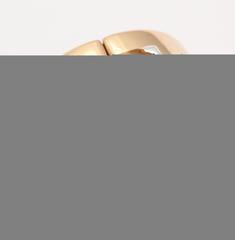 Hermes citrine silver Gold men's Ring