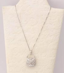 Whimsical Diamond Gold Purse Pendant