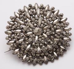 Georgian Cut Steel Brooch