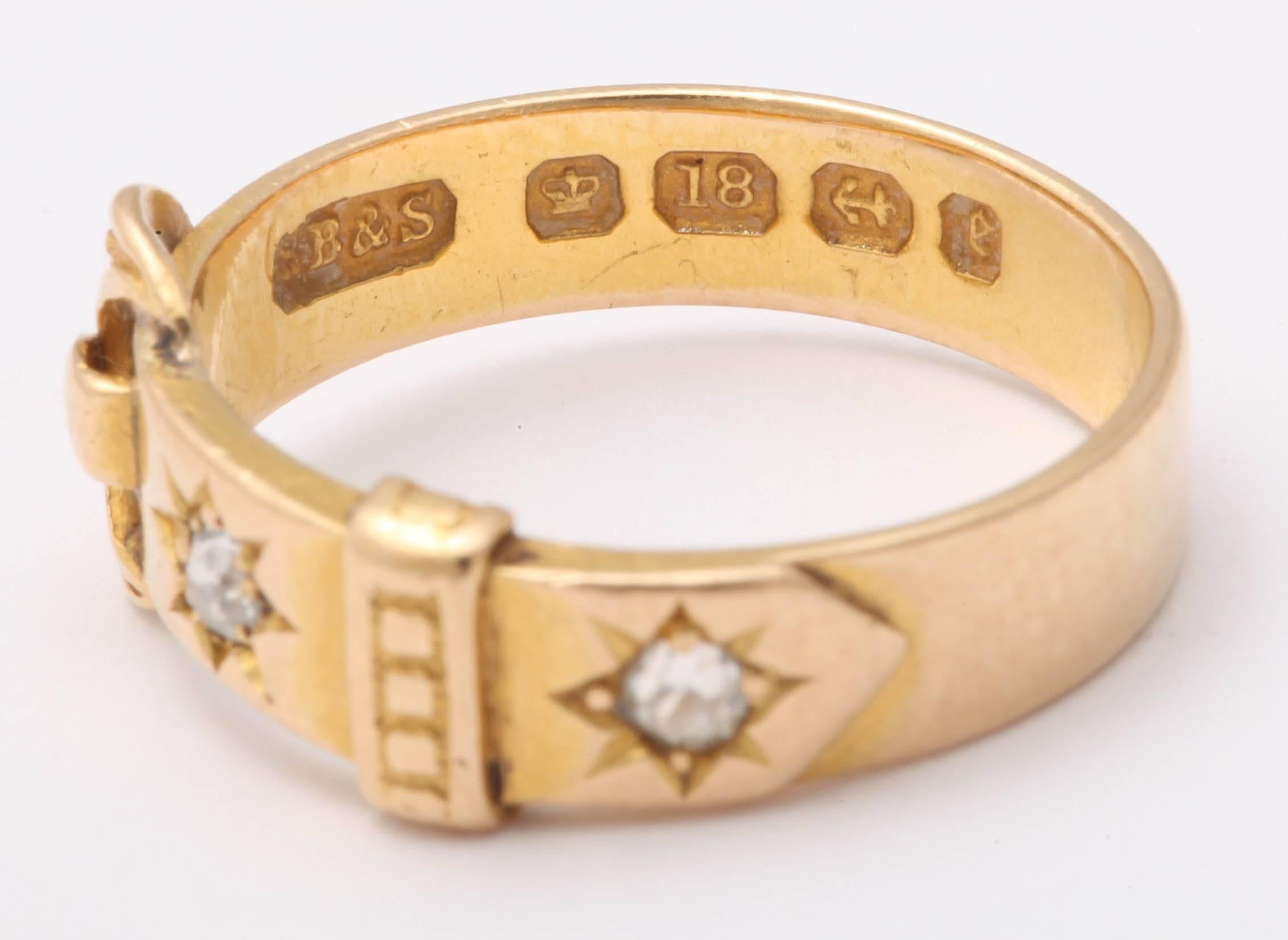 Women's Eternal Love Diamond Buckle Ring