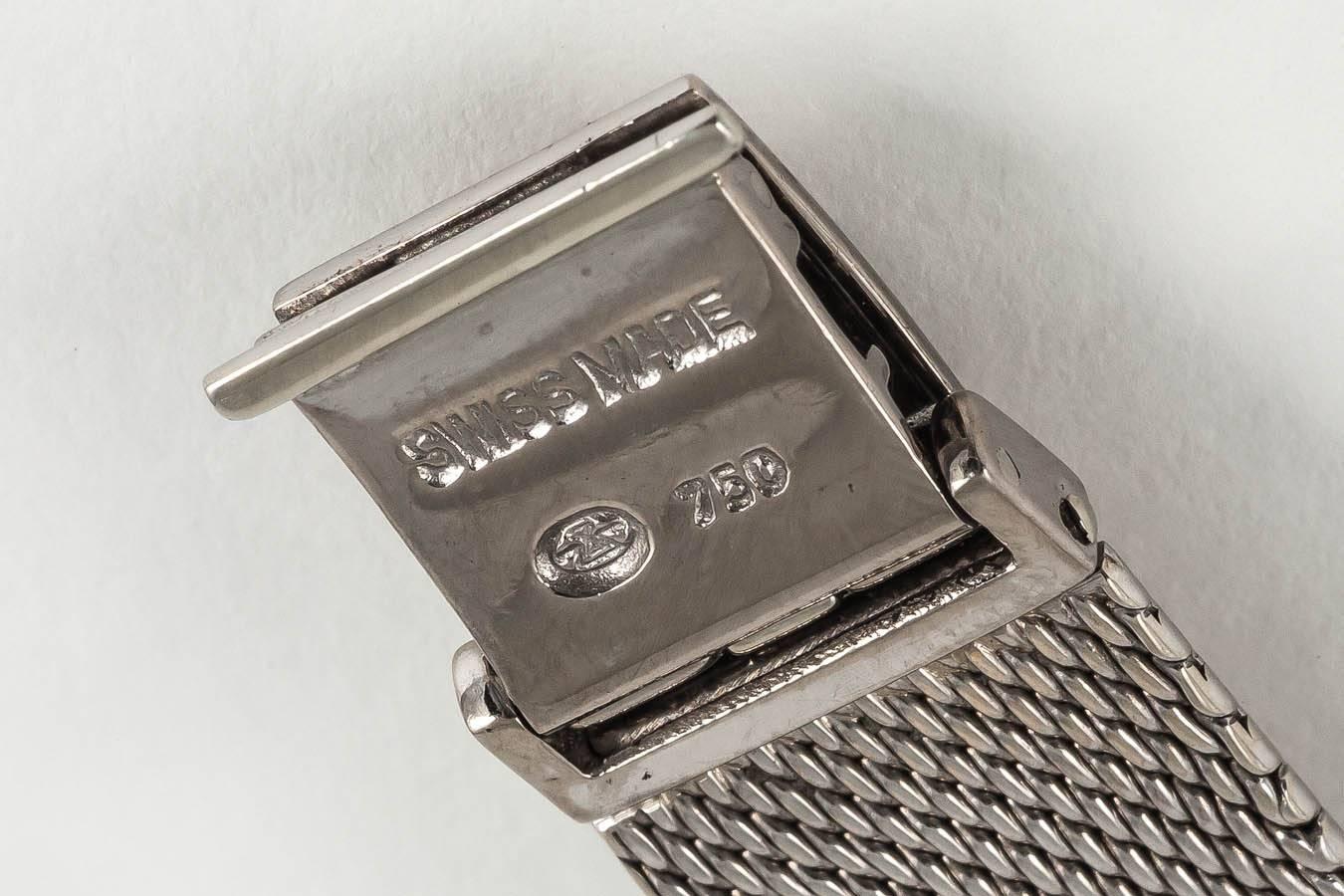 Gubelin Lady's White Gold Diamond Evening Wristwatch 1